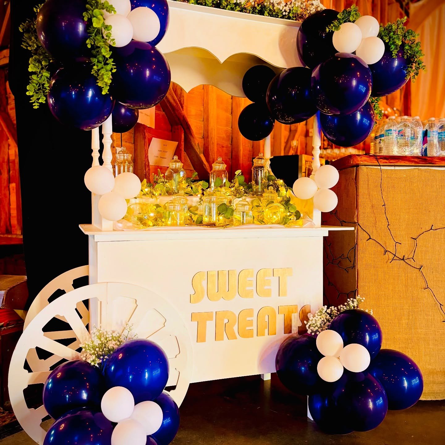 C A N D Y  C A R T S are very popular for all kinds of events, requests come in weekly for them for weddings, corporate, birthday and more. 

I have two different sizes of Candy Carts available for hire, my smaller one is perfect for up to around age