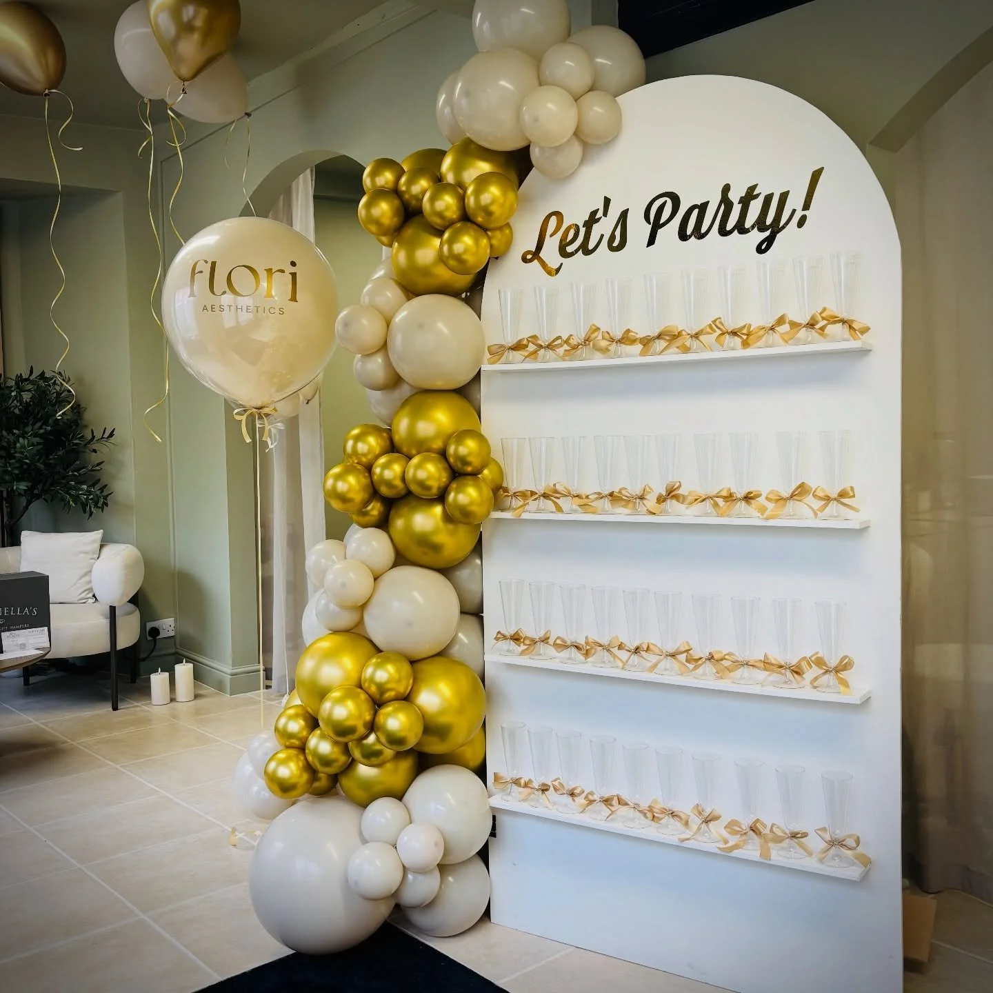 Opening event for @floriaesthetics &hearts;️

#eventhirecambridge #localeventhire #balloondecor #welcome #events