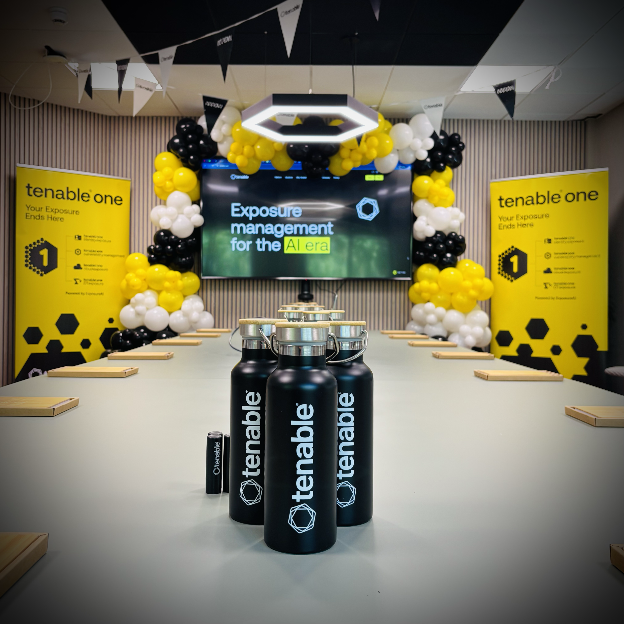 Corporate event for Tenable at Arrow in Newmarket for their branding launch