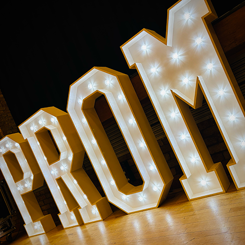 Ely Village College Prom Decor