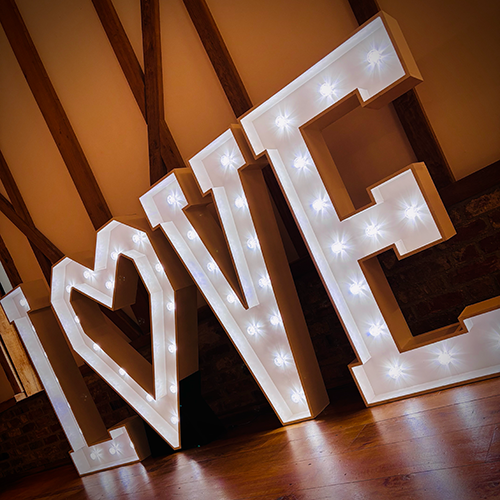 4ft light up LOVE letters for wedding