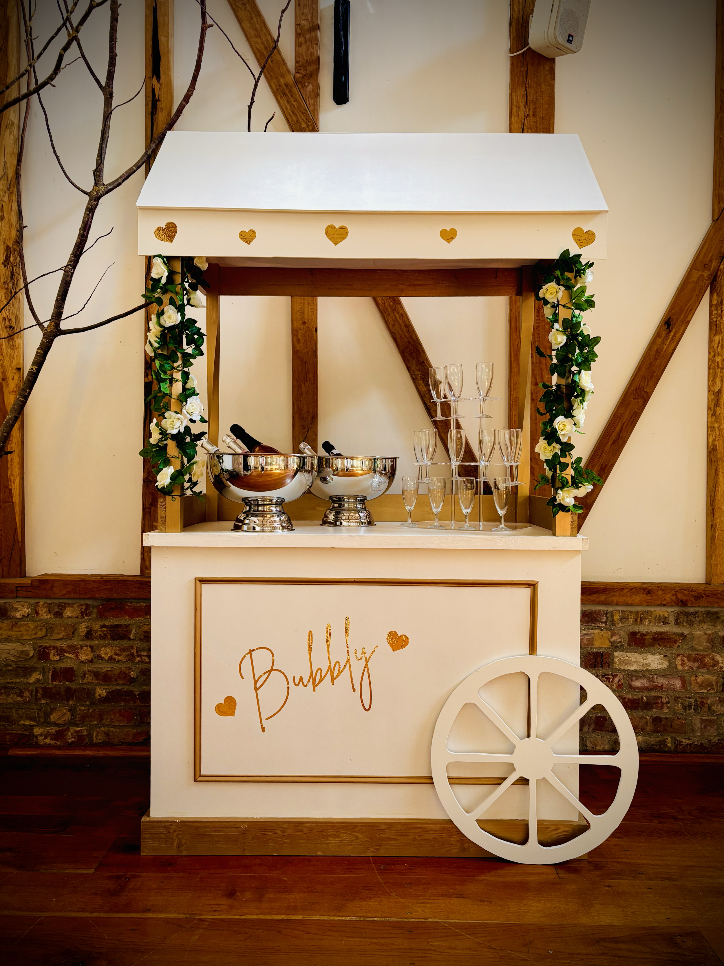 Personalised Prosecco Cart 
