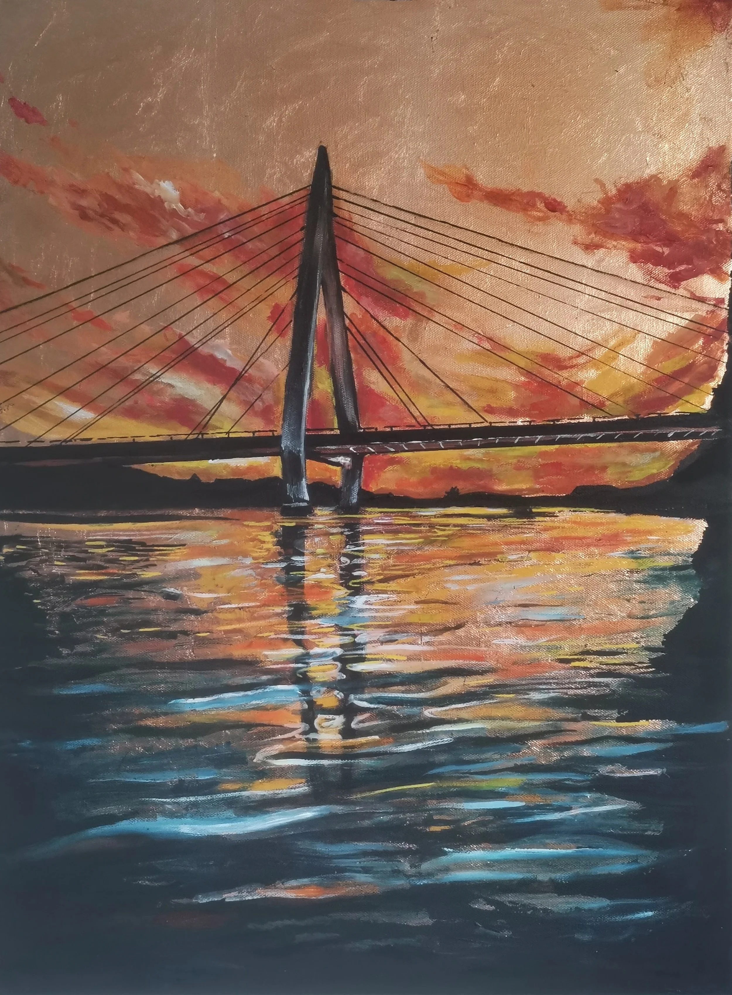 Northern Spire Bridge on Copper Leaf 2024