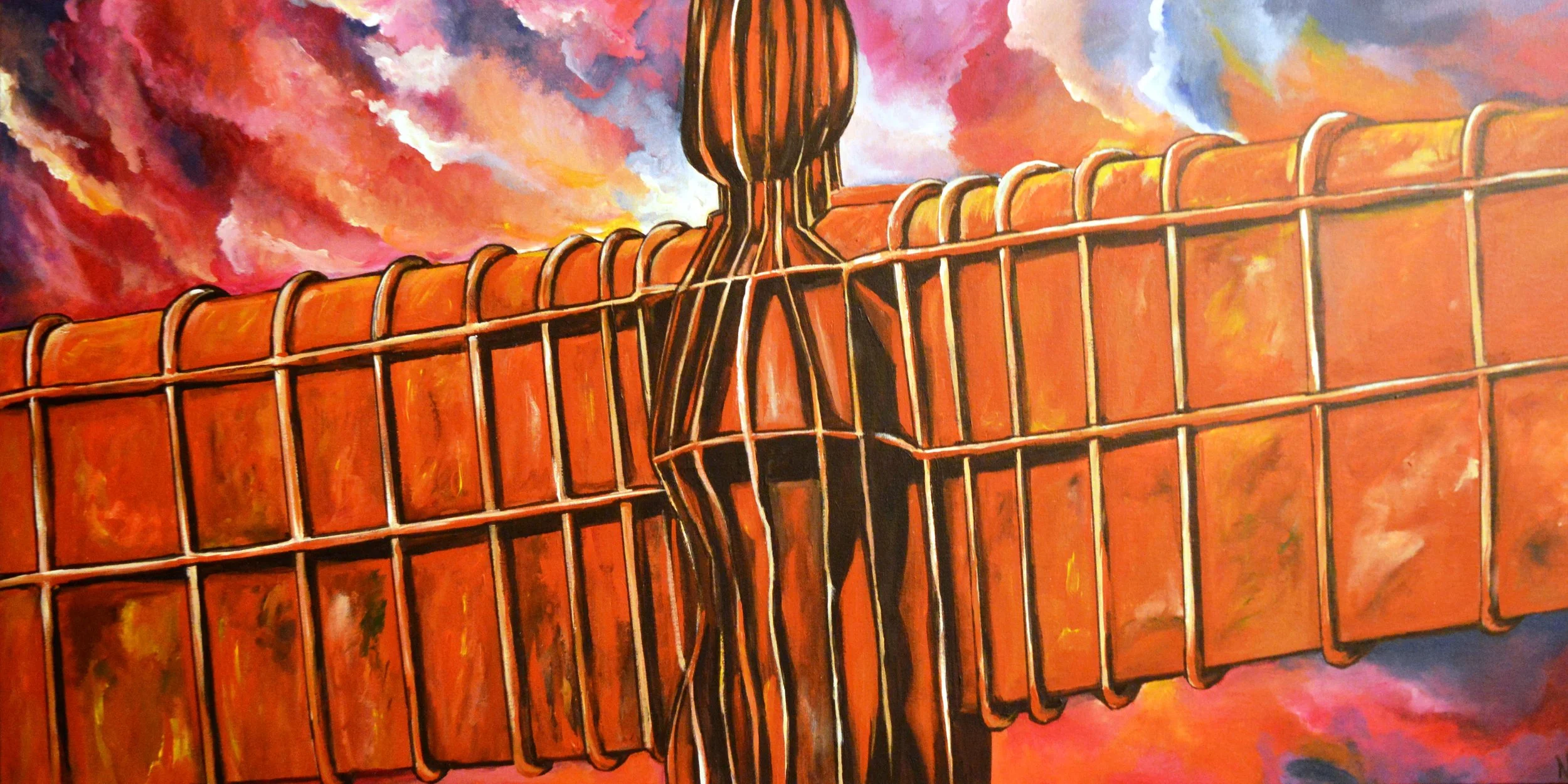 Angel of the North 2018
Acrylic Painting