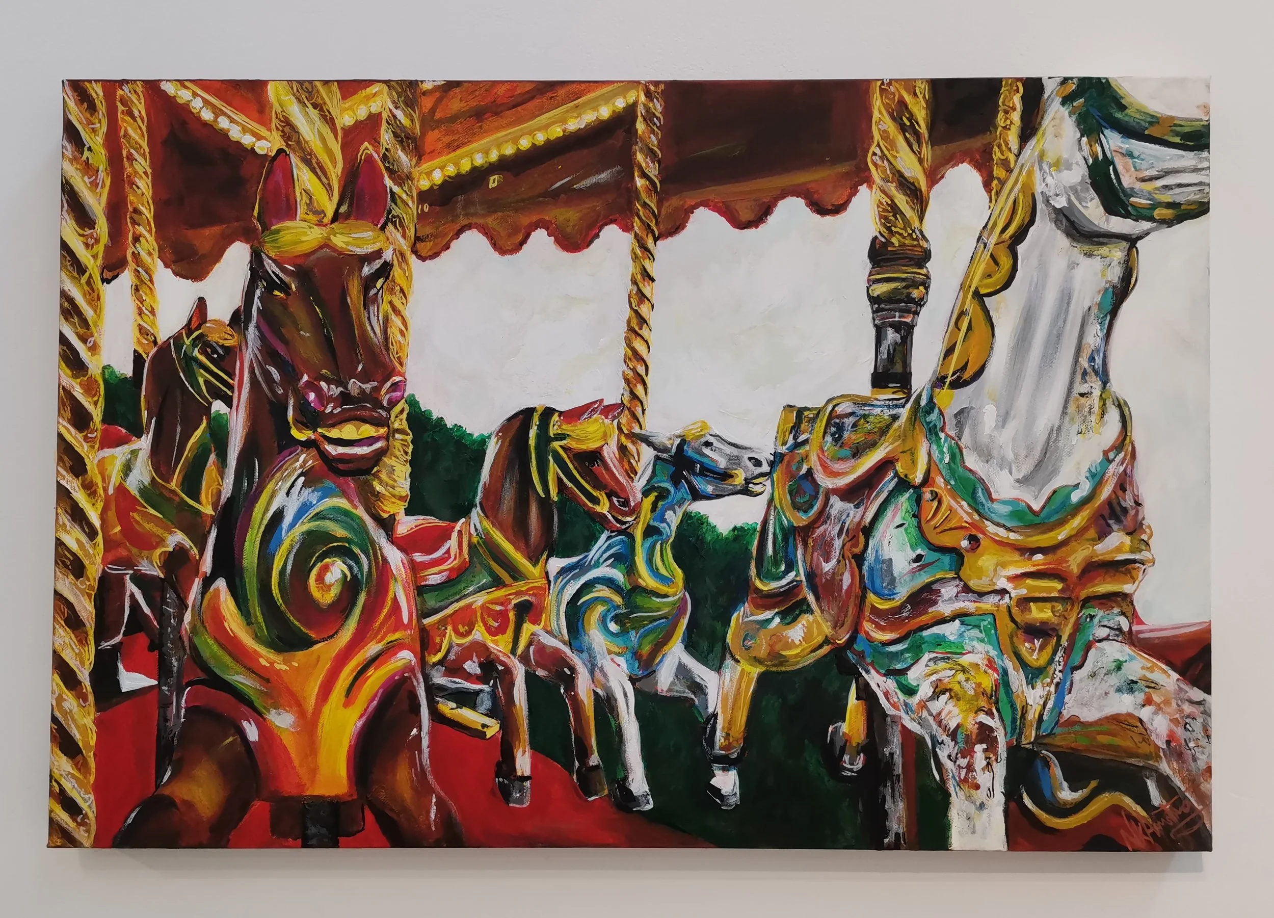 It Still Turns 2023
Acrylic Painting
Longlisted for the Win It 2023 Prize at Aire Place Studios