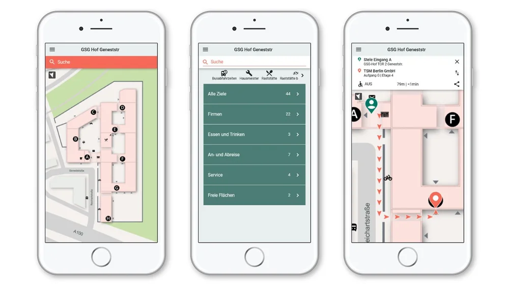 easyGuide mobile Screenshot - GSG Geneststrasse Berlin