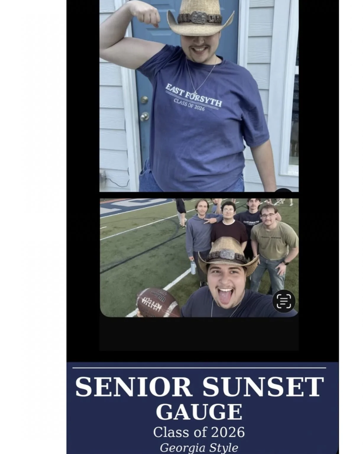 Congrats Gauge &amp; the Class of 2026 🤠🎓

Senior sunset memories made in true Georgia style.
Thanks for rocking your Branded by Bernee hat with confidence &amp; personality. ✨

#ClassOf2026 #BrandedByBernee #SeniorSunset #GeorgiaStyle @jojoruiz225