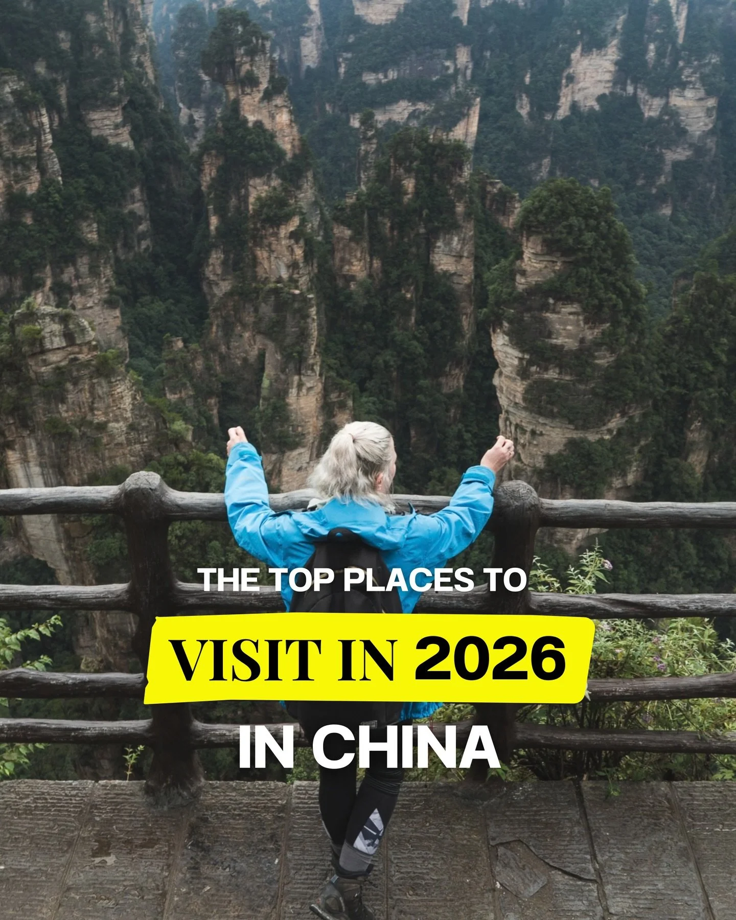 The top places to visit in 2026!

With the rise of China&rsquo;s visa-free policy more and more tourists are heading to China. Some places people have never heard of are become viral overnight. 

This is a list of the trending places to visit in Chin