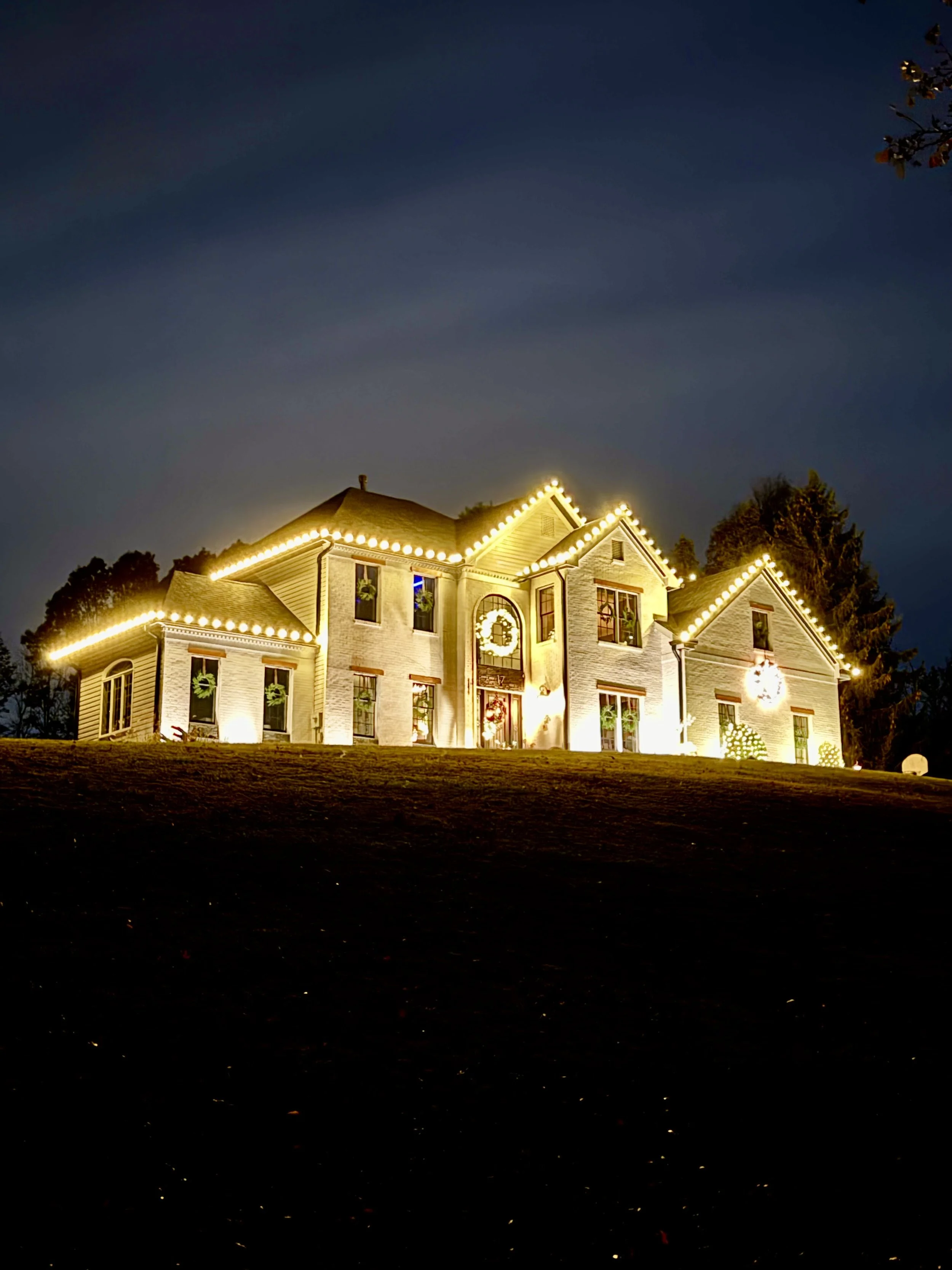 Christmas Lights Installation service custom design 