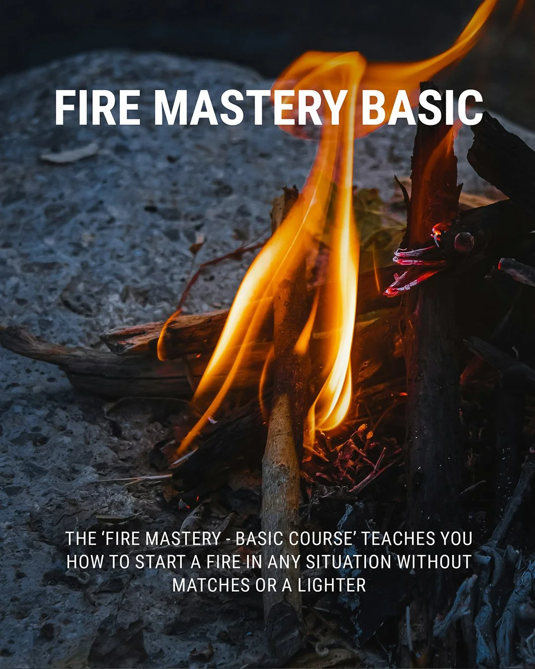 🔥🌲 FIRE MASTERY BASIC&ndash;The Art of Fire 🌲🔥

Let&rsquo;s get the basics right! Spend an immersive day in nature and learn a quintessential survival skill: making a fire without matches or a lighter! 🕯️

Together with @blumundweg, you&rsquo;ll