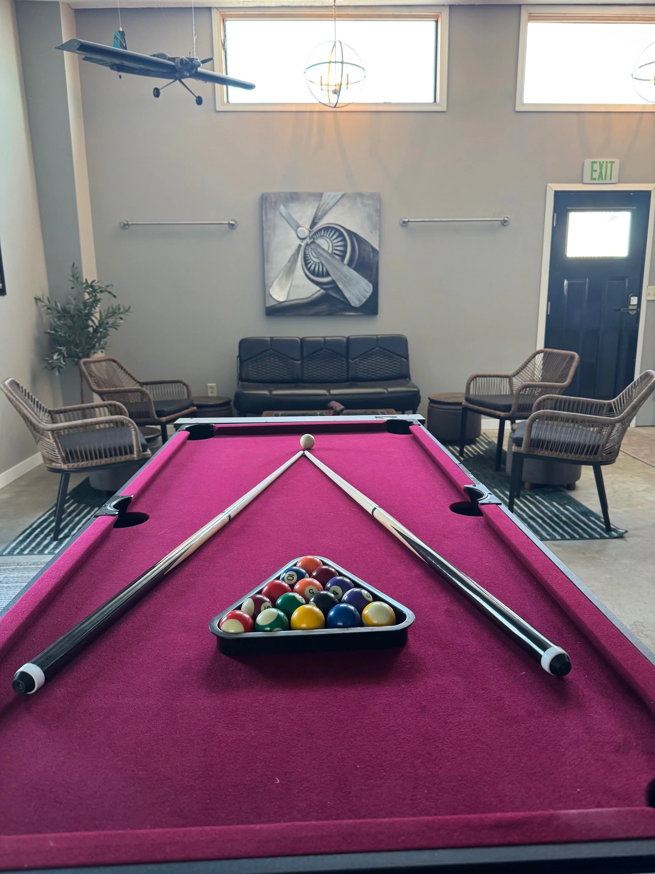 “The Hangar” Groom’s Den