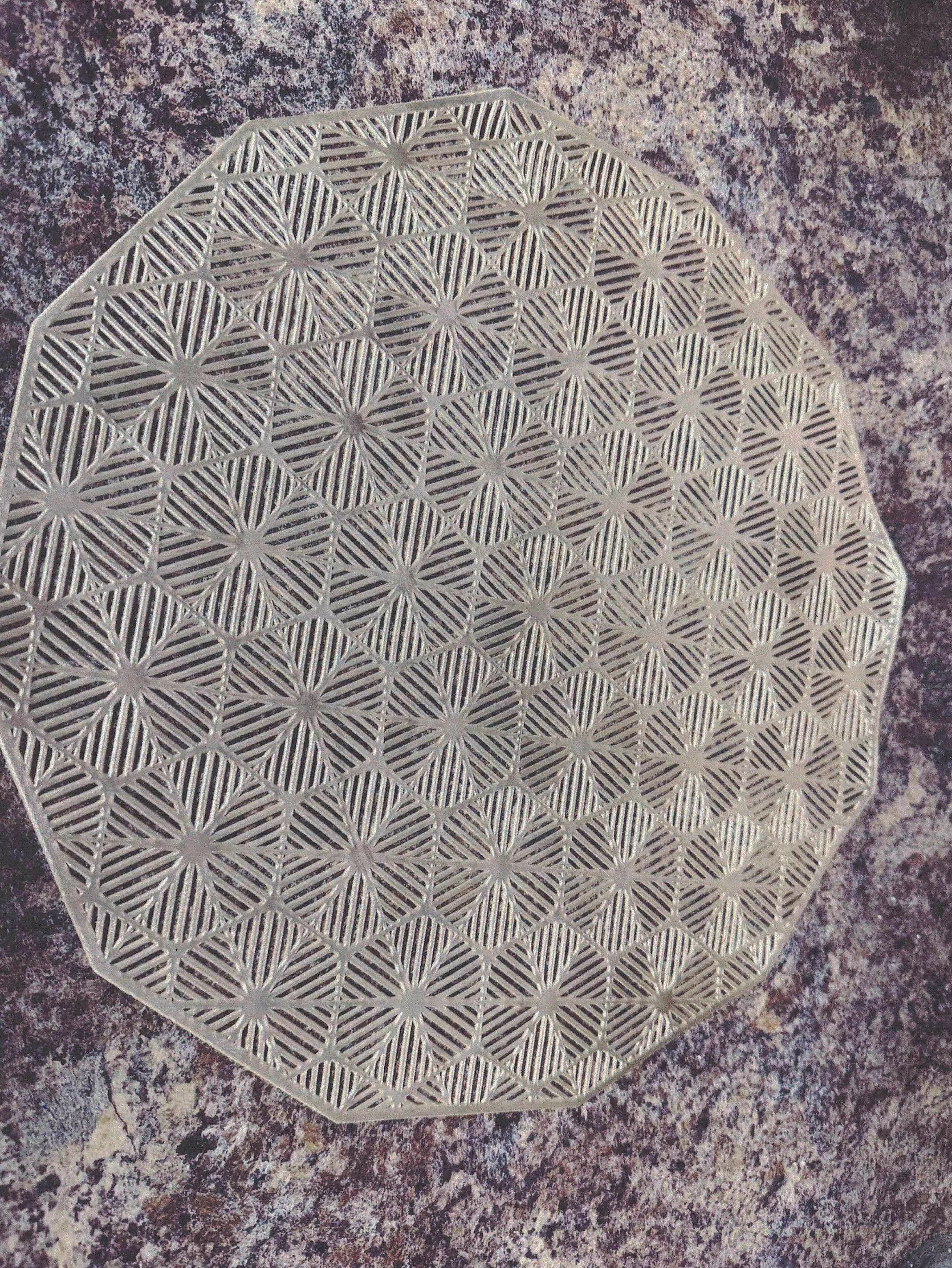 Gold Plastic Placemats