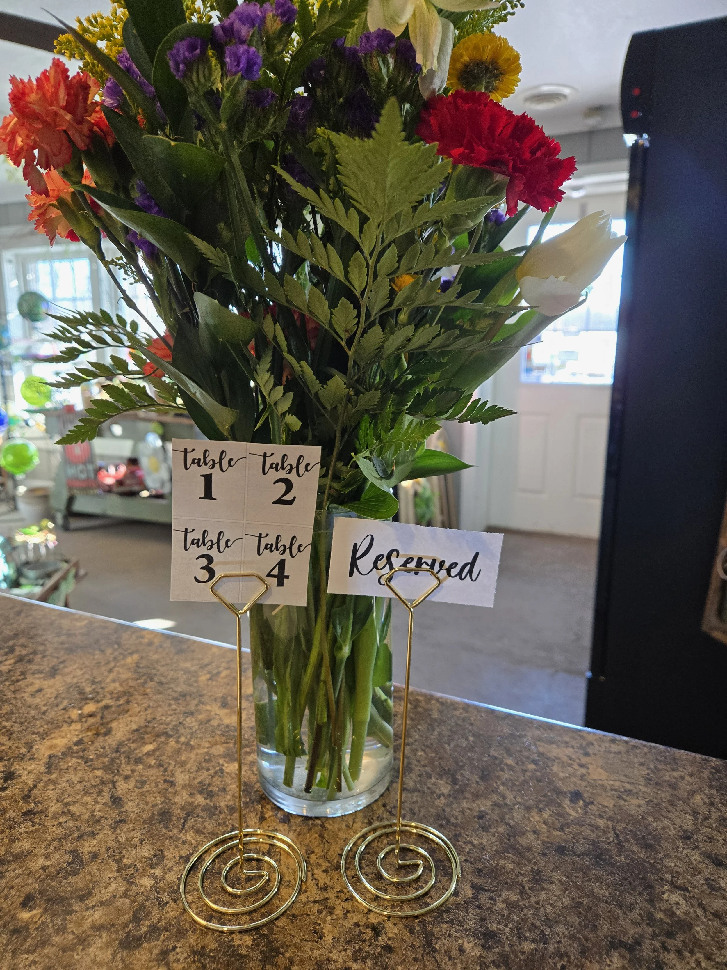 Table Numbers