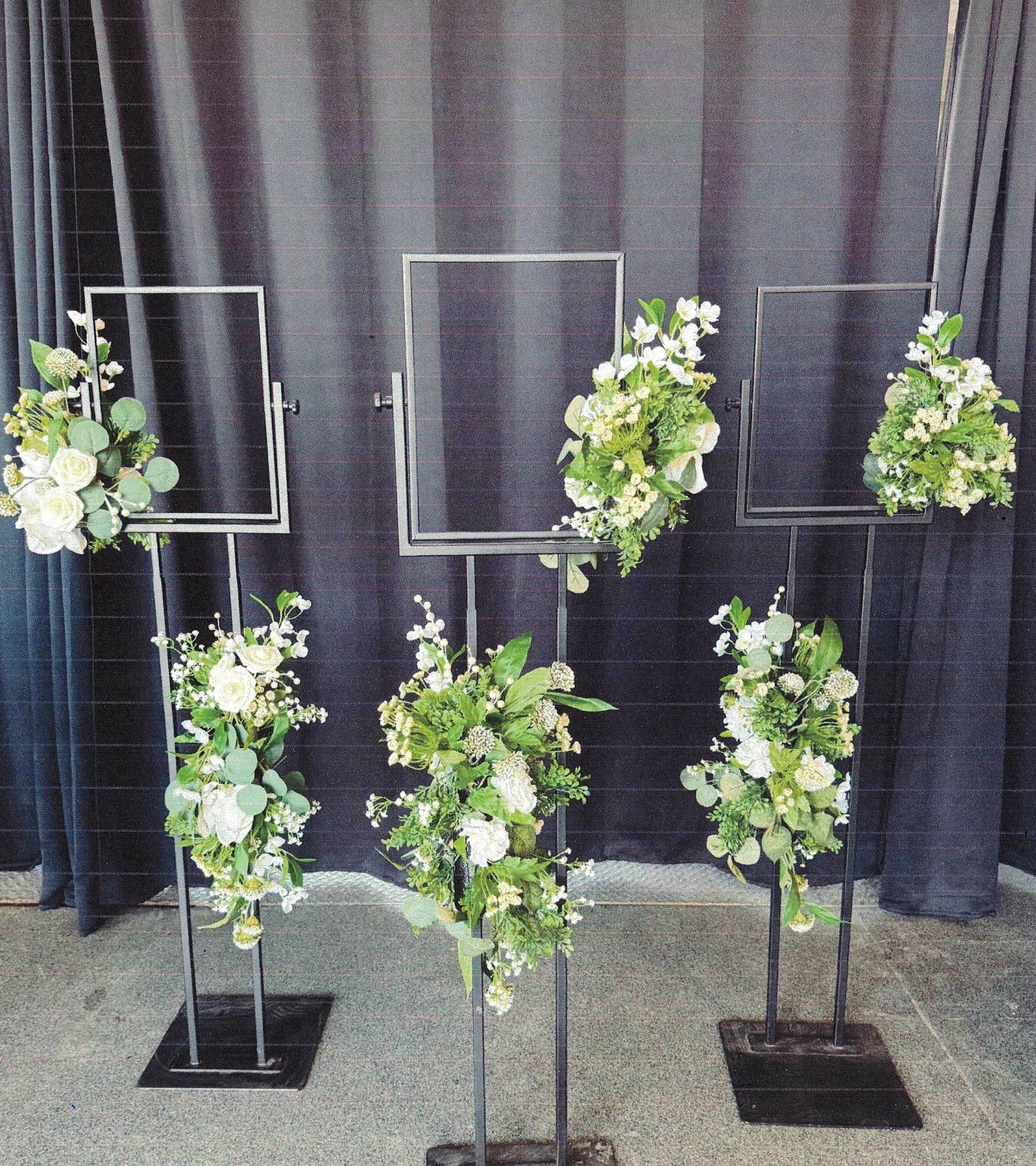 Faux Floral Stands