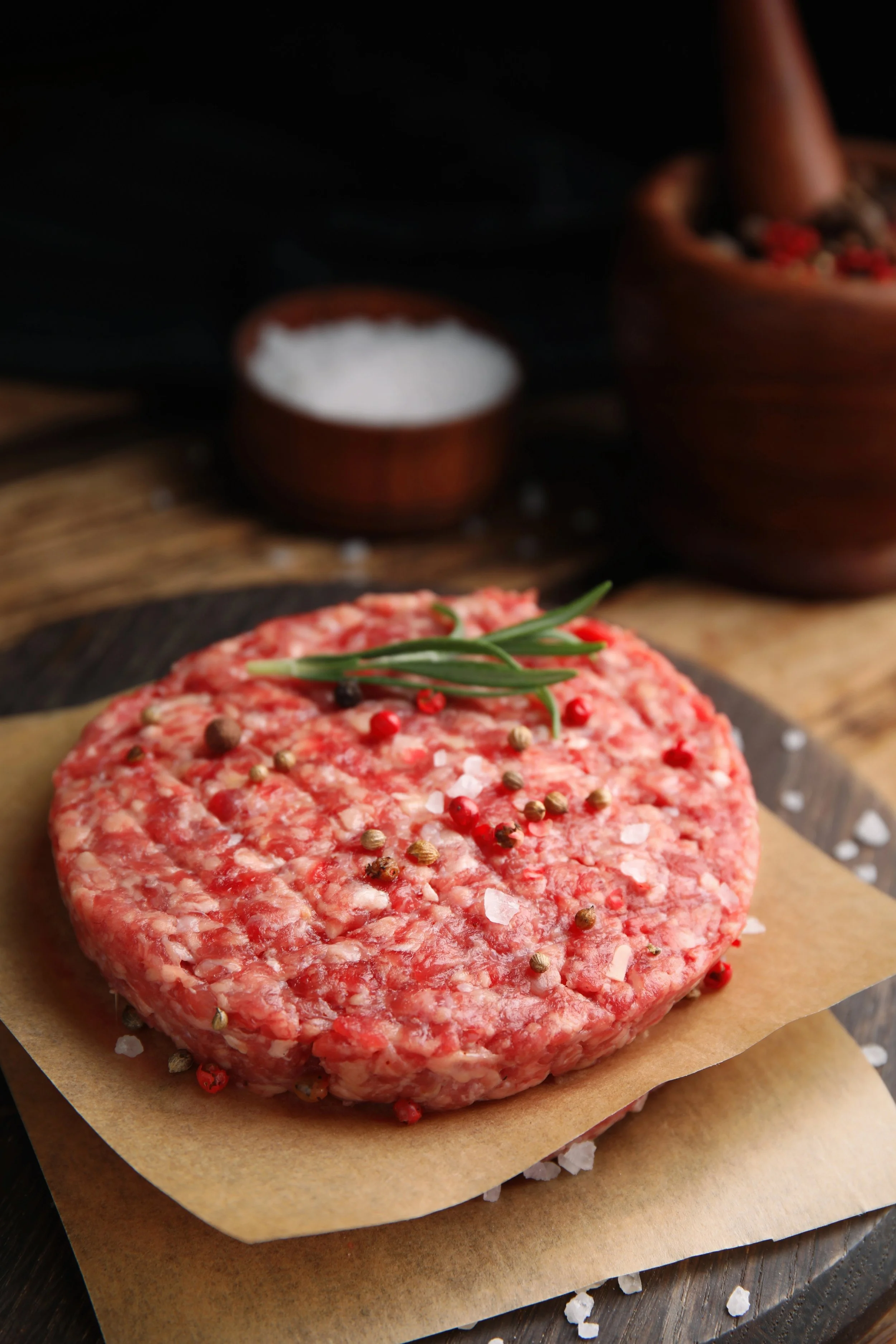 Slakterburger av storfe 2x160g – 96kr
