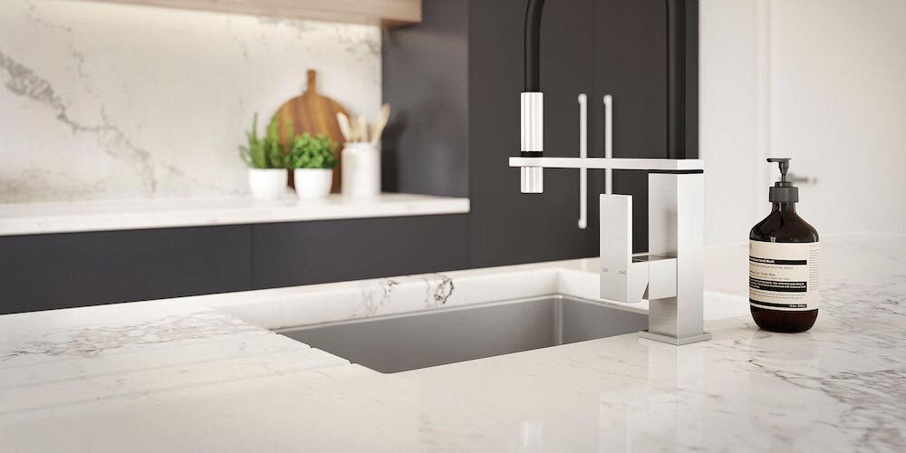 caeserstone, quartz, modern, kitchen, hard, worktop