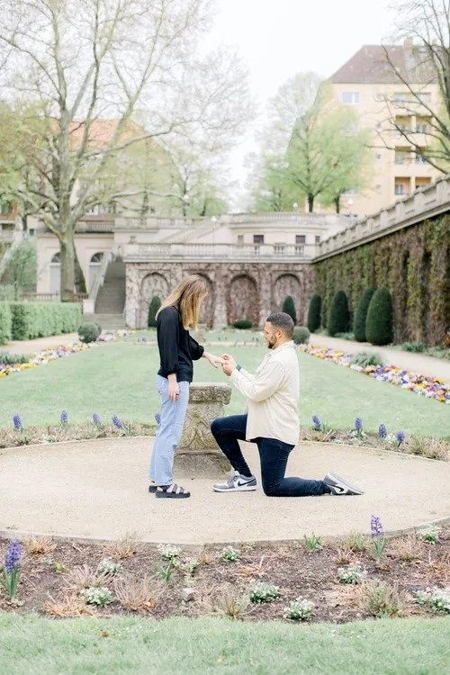 proposal at berlin körnerpark