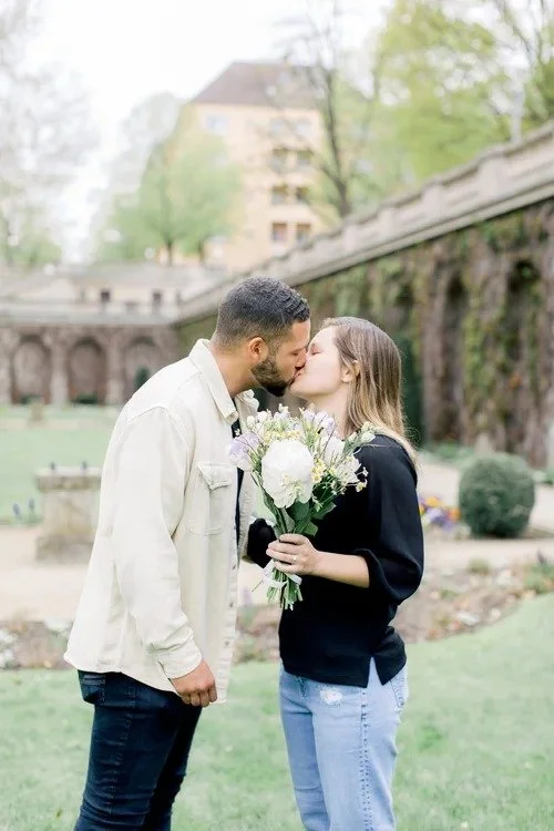 proposal körnerpark photos​ by Duo Chen Photography