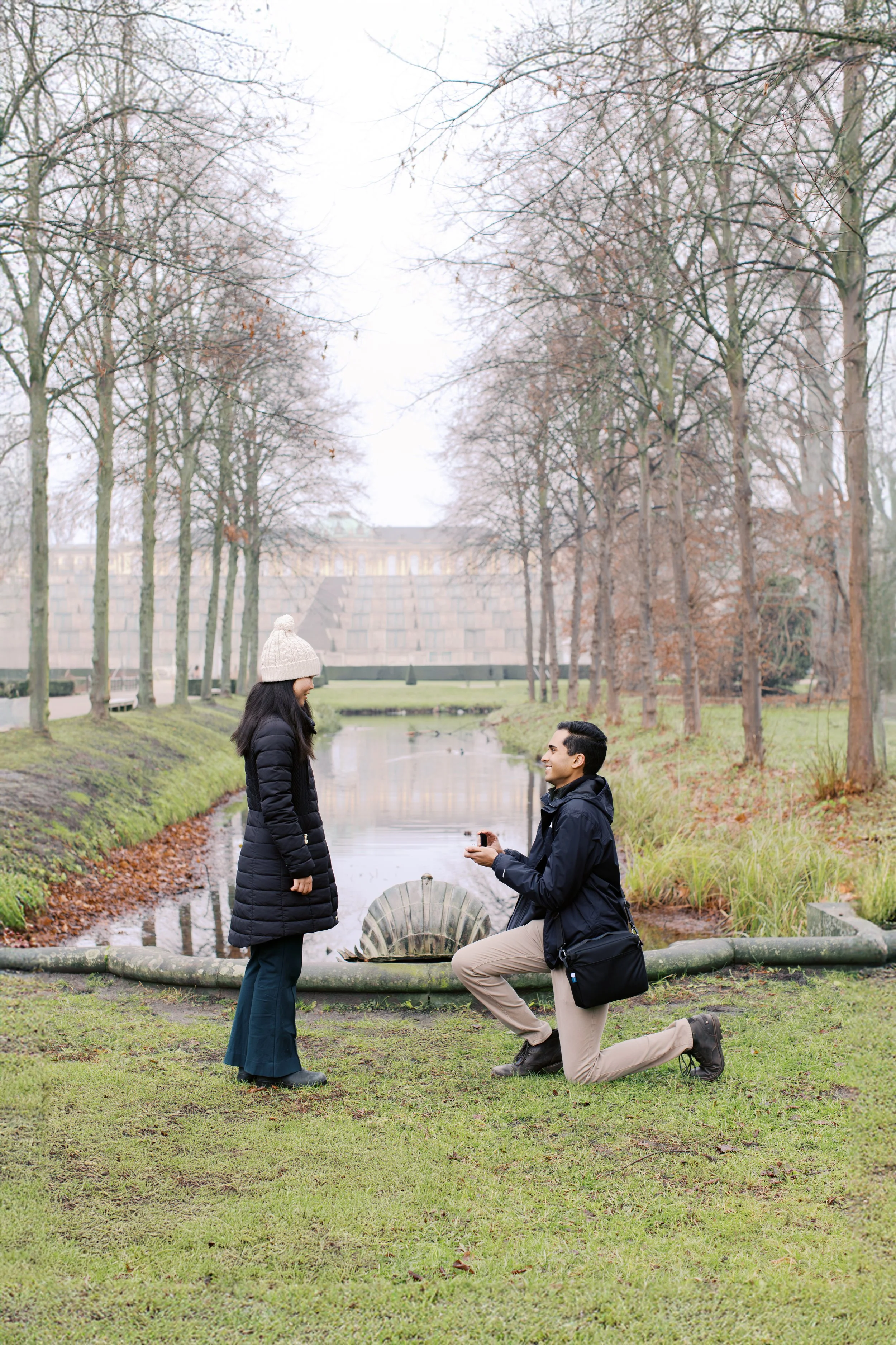 Proposal at ​potsdam park sanssouci