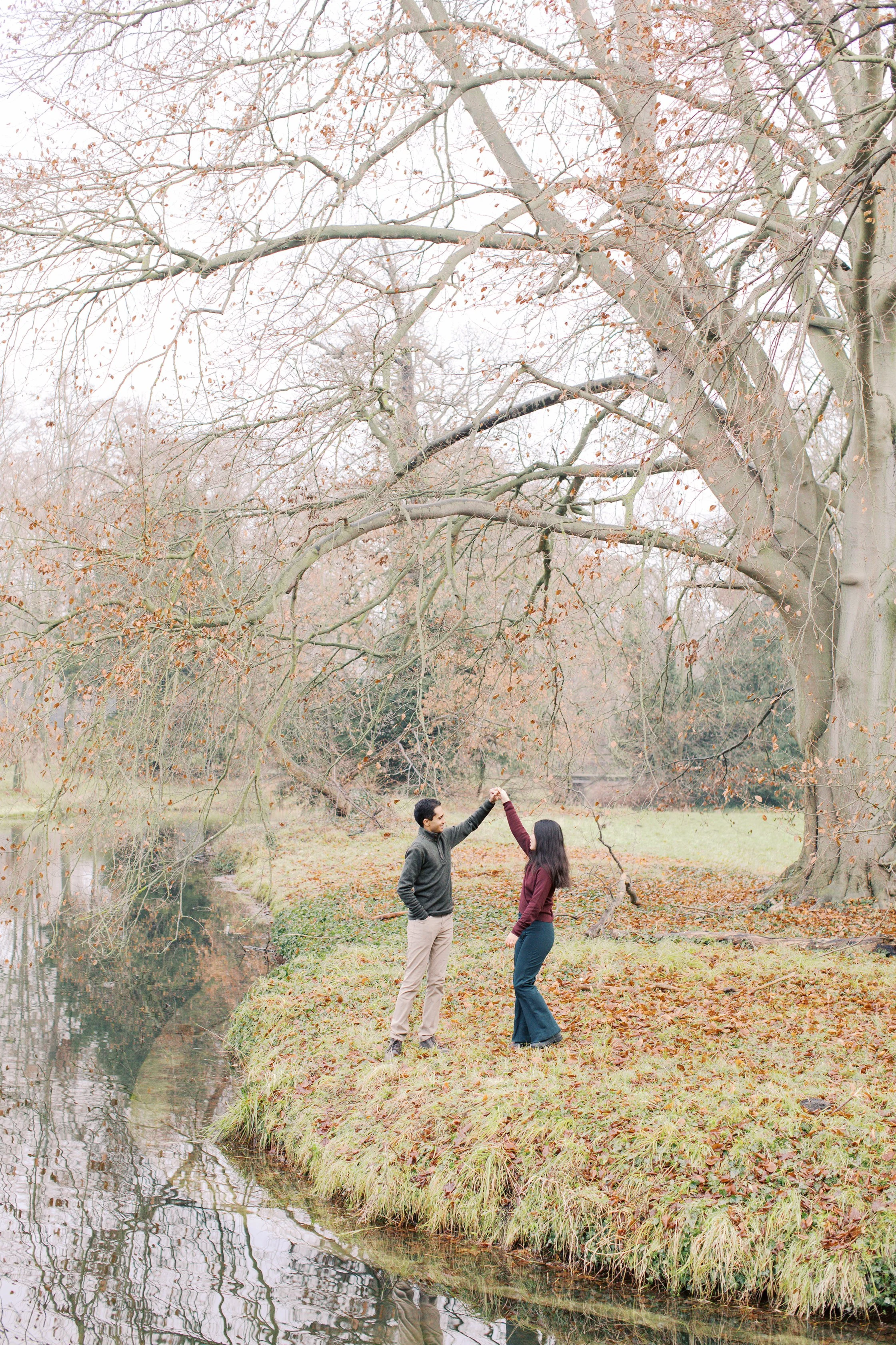 Couple dancing at ​potsdam park sanssouci