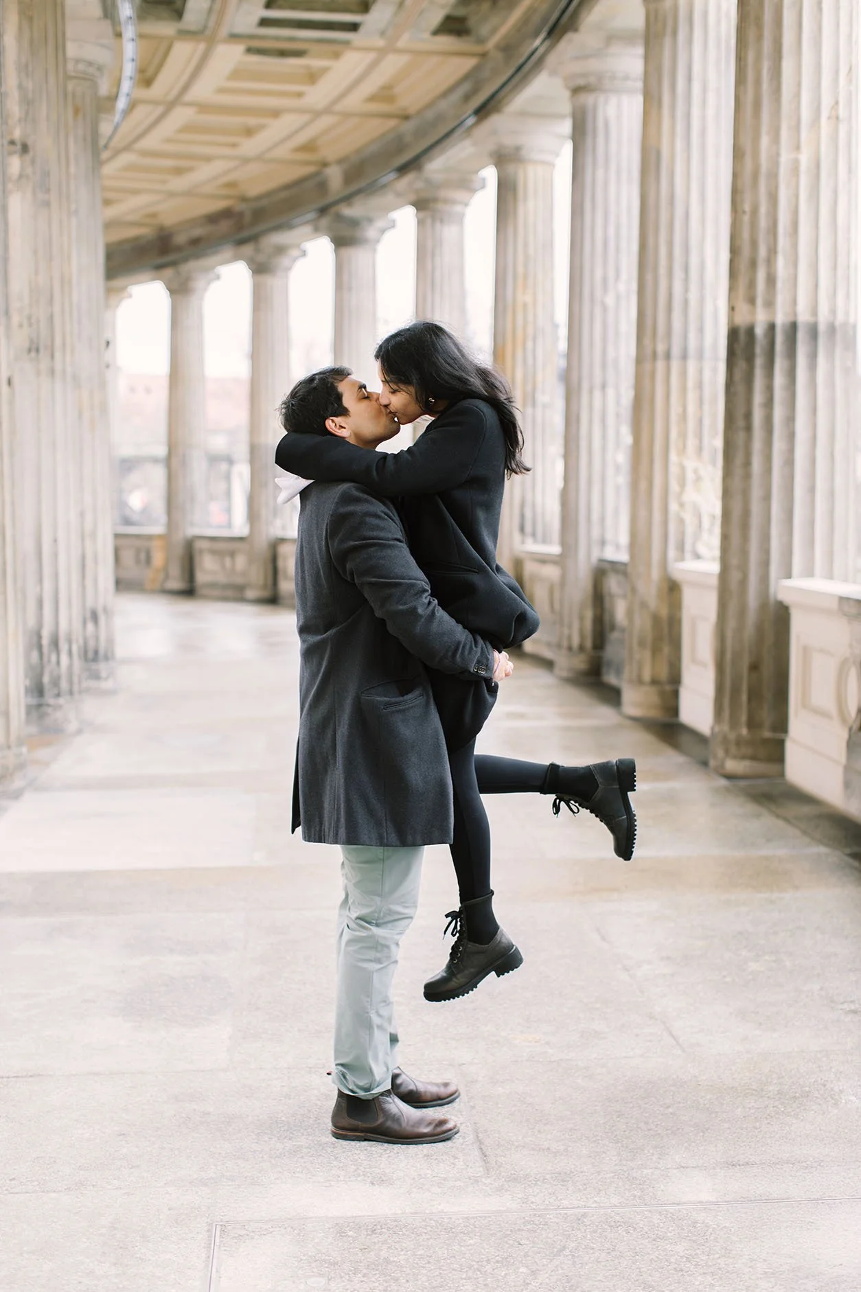 Romantic couple portrait during a Berlin Photoshoot