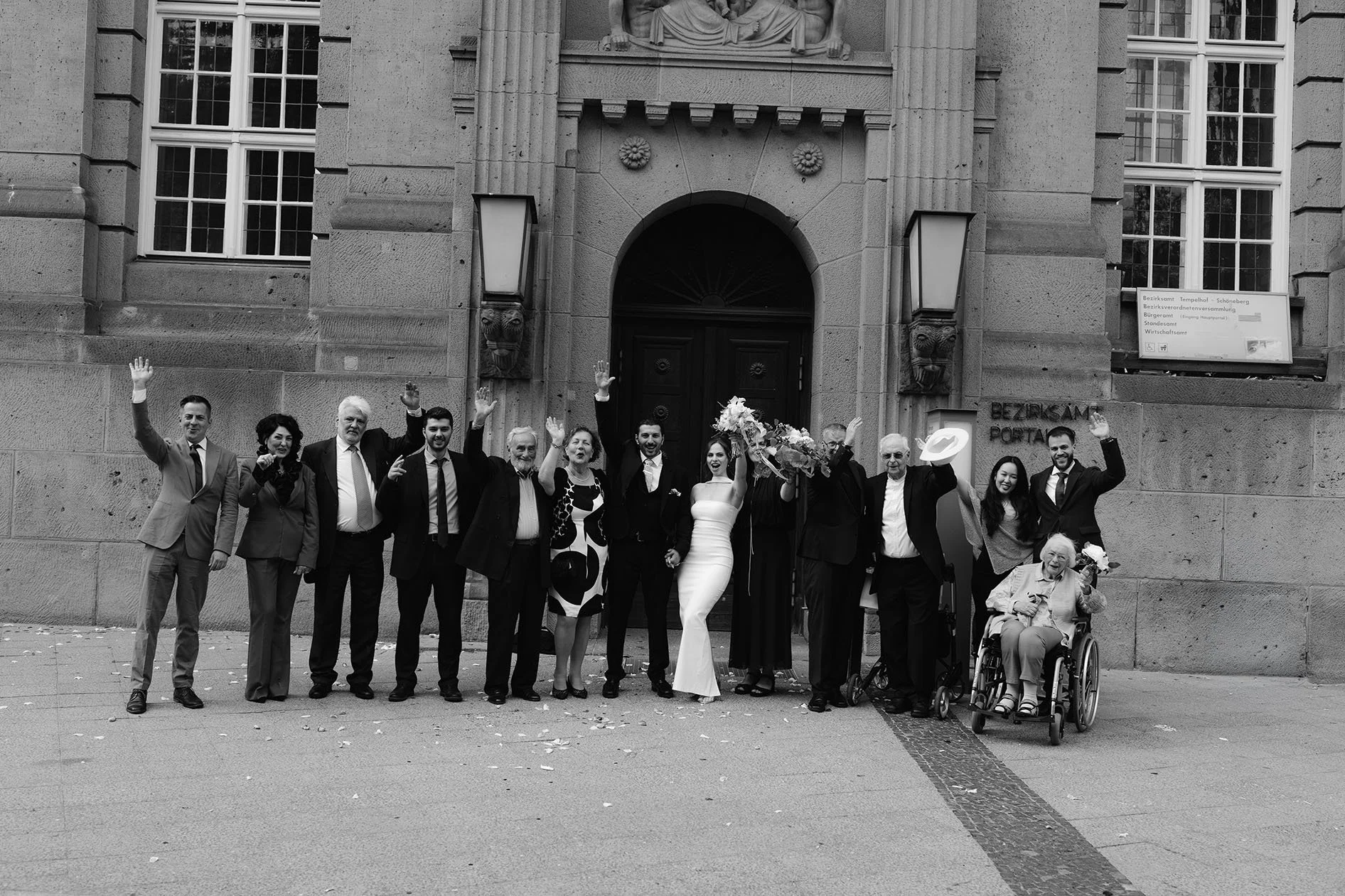 Berlin wedding photography in Standesamt Schöneberg