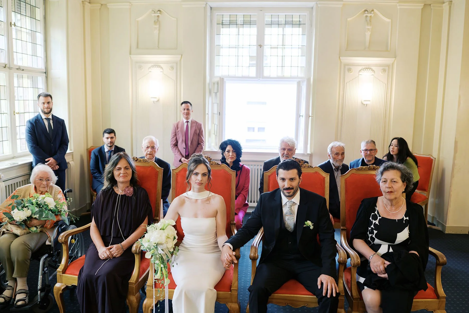 Berlin standesamt wedding in Schöneberg by Duo Chen Photography