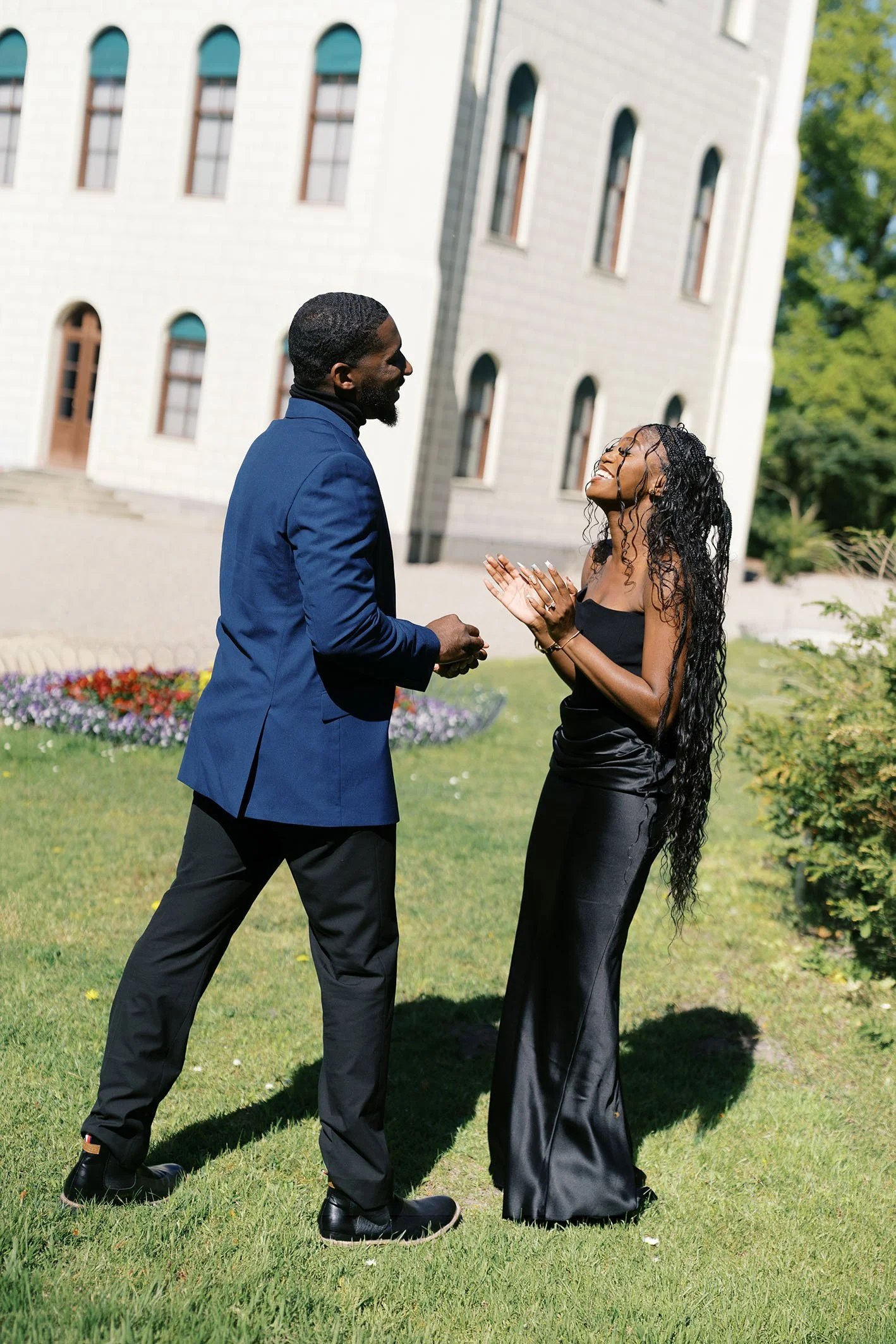 Surprise proposal on Berlin Peacock Island
