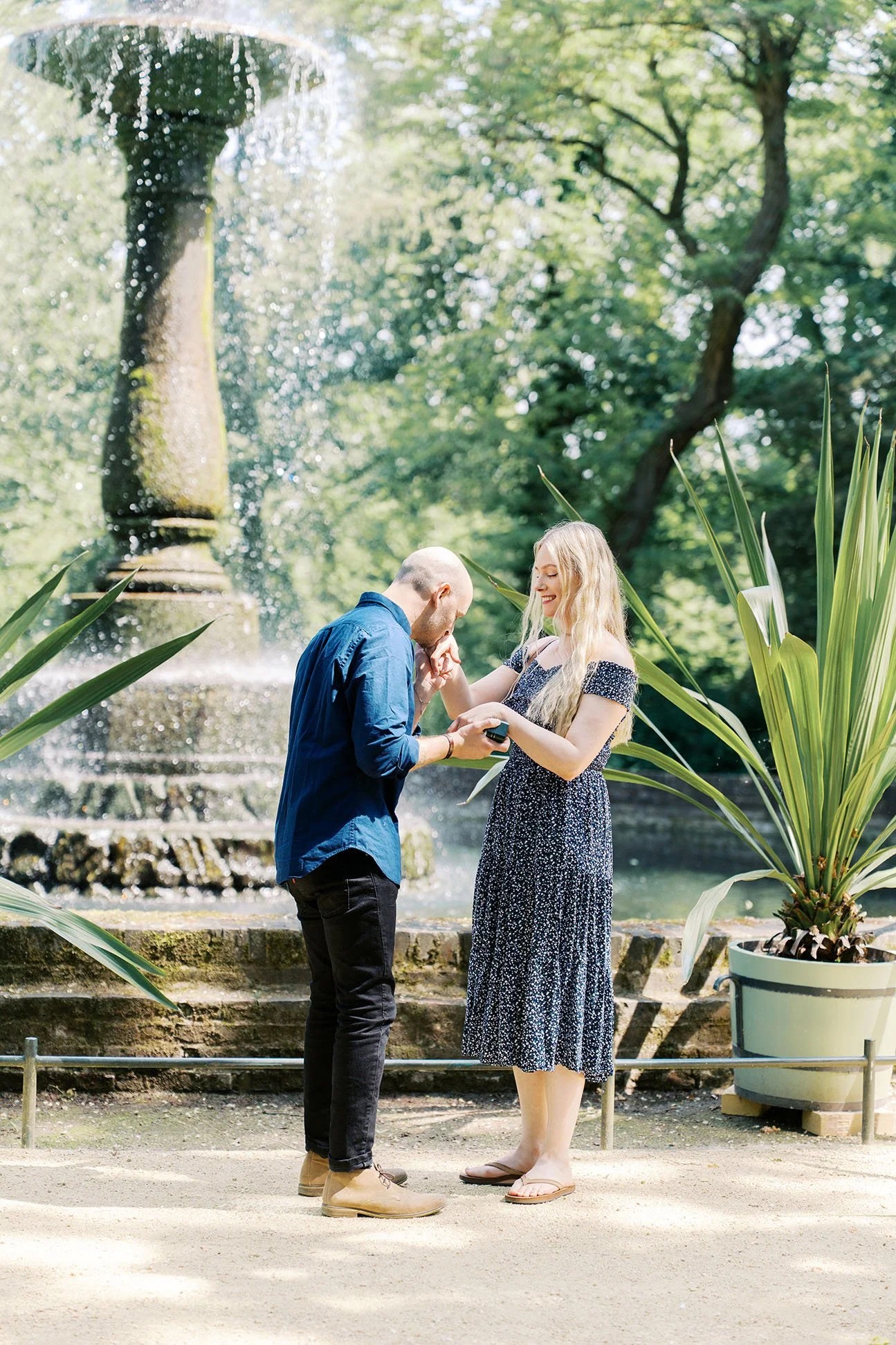 Berlin Heiratsantrag auf Pfaueninsel