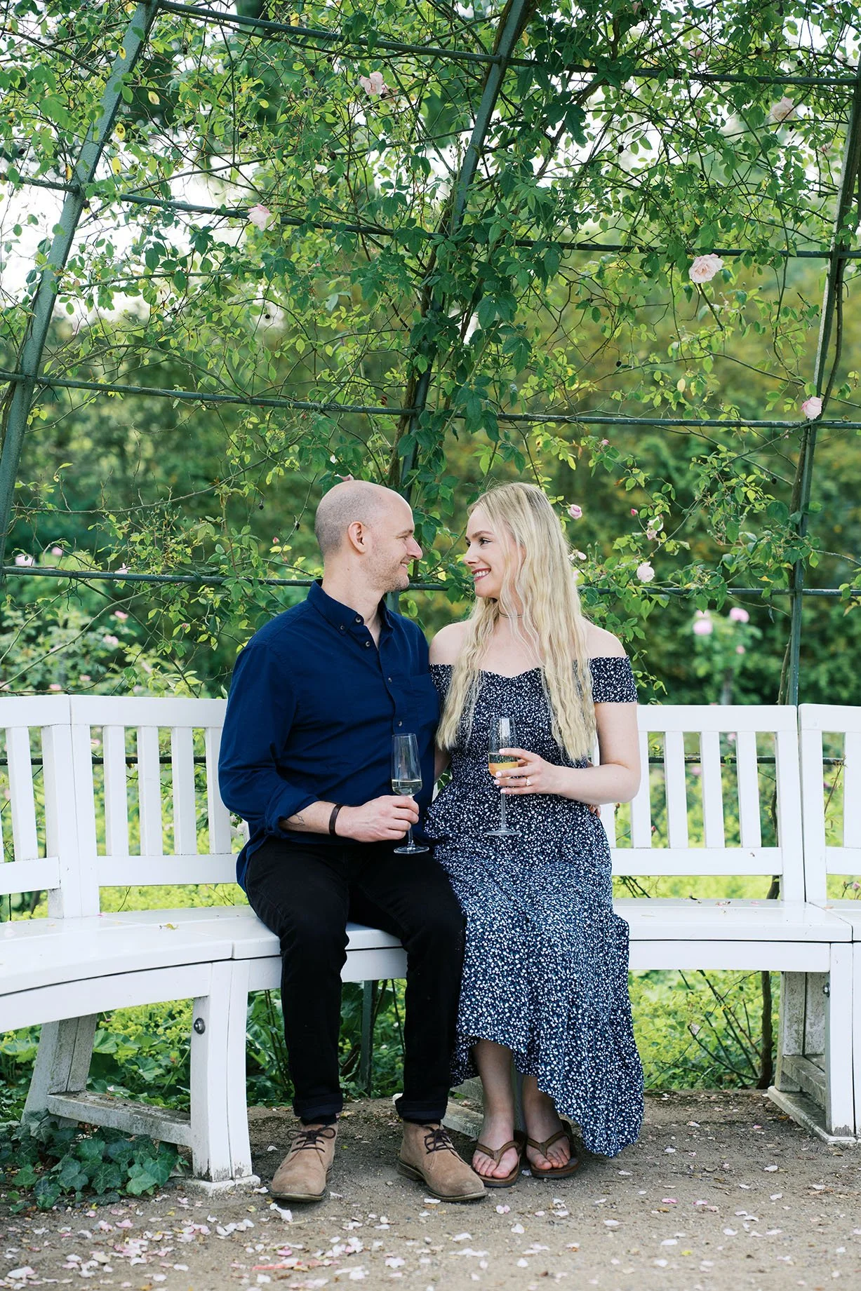 Surprise proposal on Peacock island Berlin