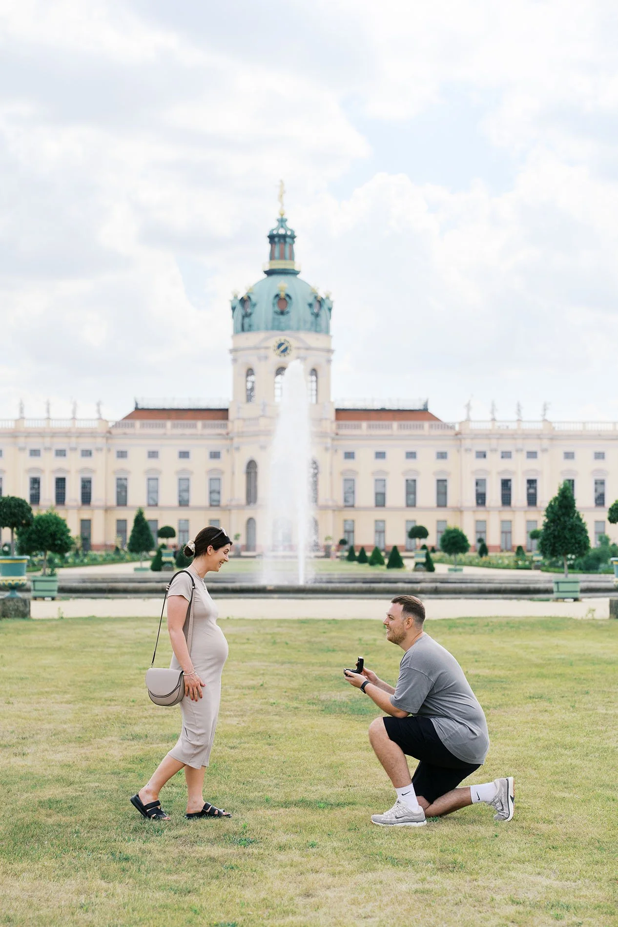 Charlottenburg Palace, one of the most timeless and romantic places to propose in Berlin.