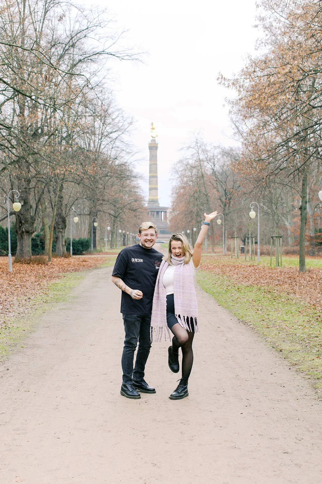 Romantic spot in Berlin for a Berlin proposal at Tiergarten