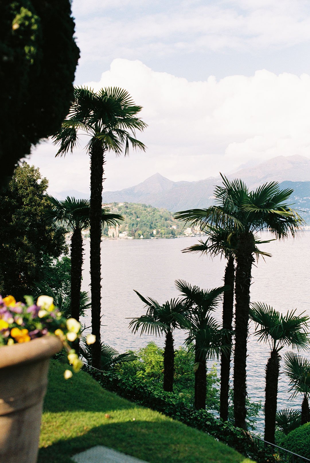 Villa del Balbianello at Lake Como, Italy on 35mm film.