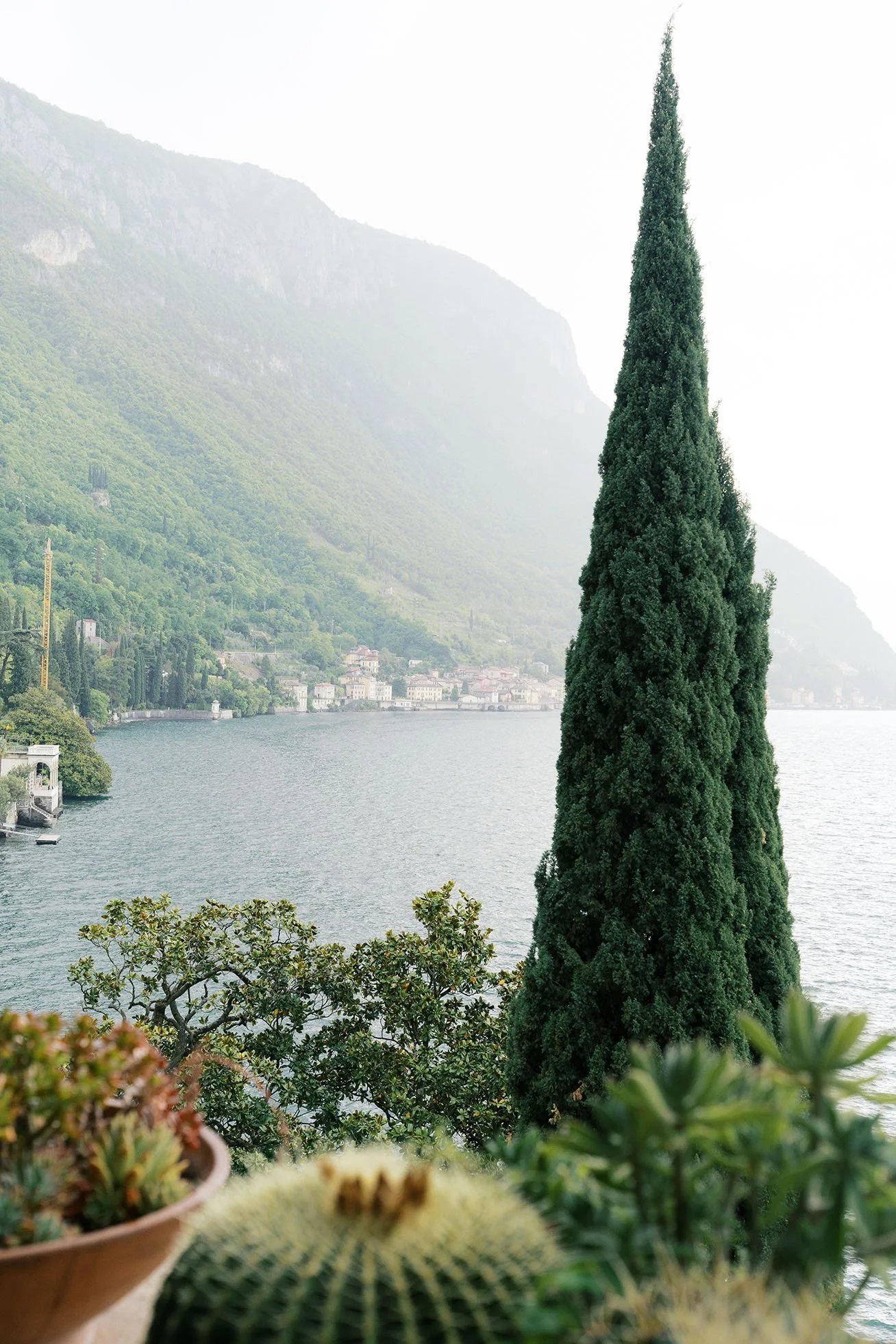Landscape photograph of Villa Monastero Garden at Lake Como, Italy, captured by Duo Chen.