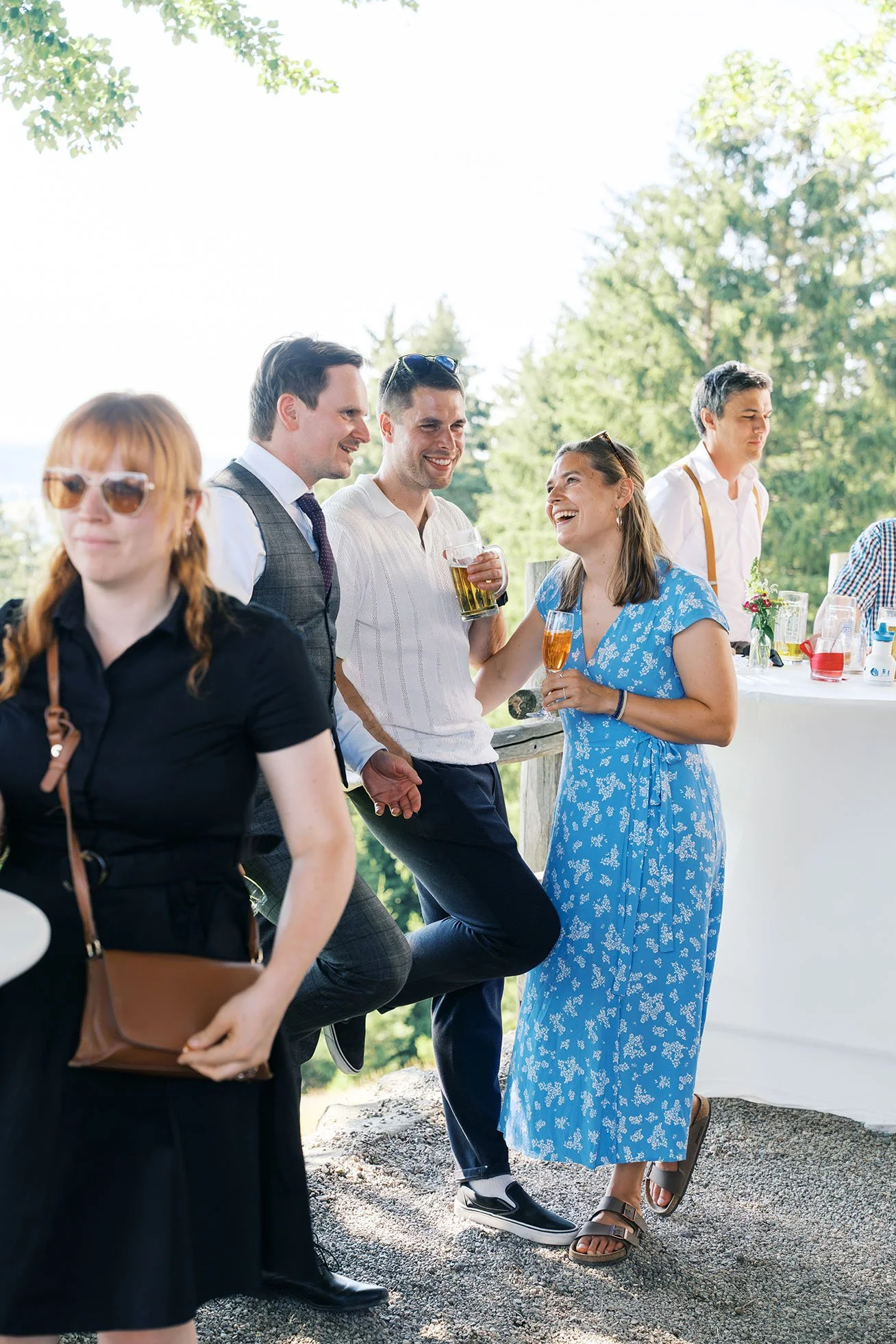 Documentary candid wedding photography in Potsdam and Berlin