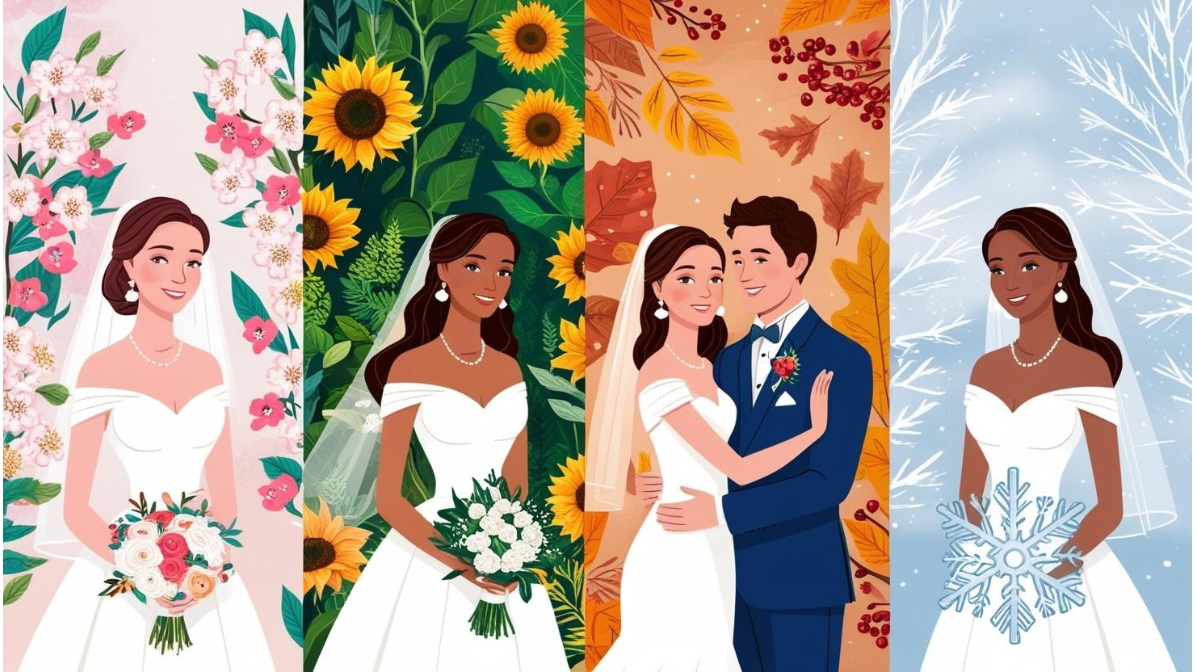 Best Wedding Colors for Each Season at Greenlands Farm