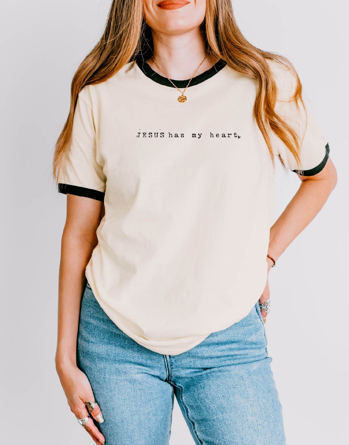 JESUS has my heart Ringer T-Shirt