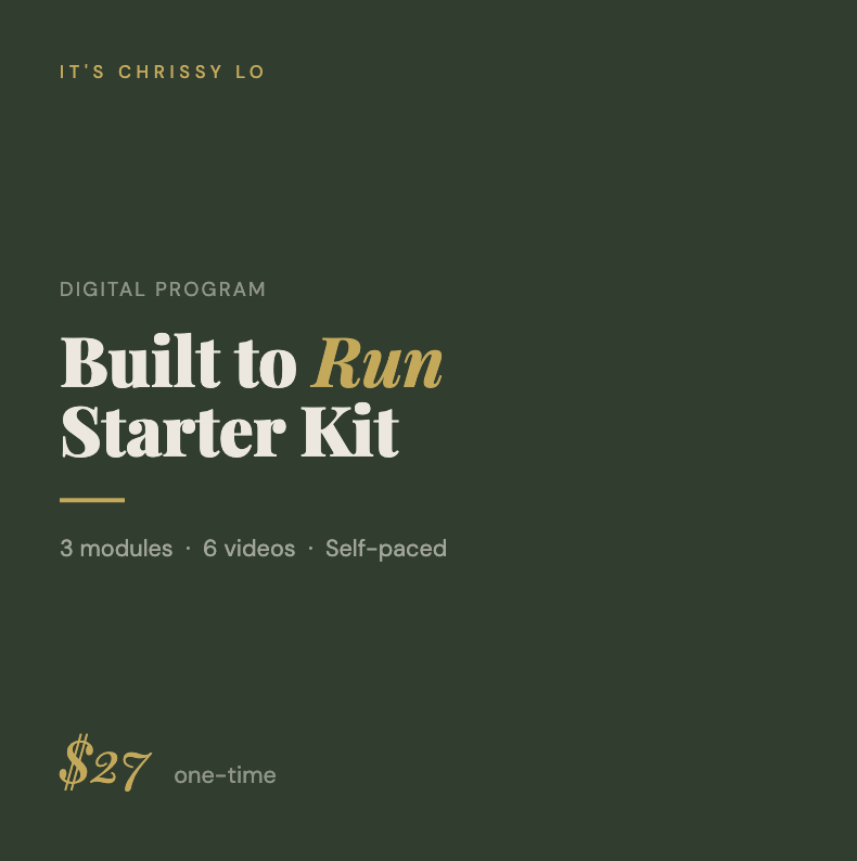 Built to Run Starter Kit