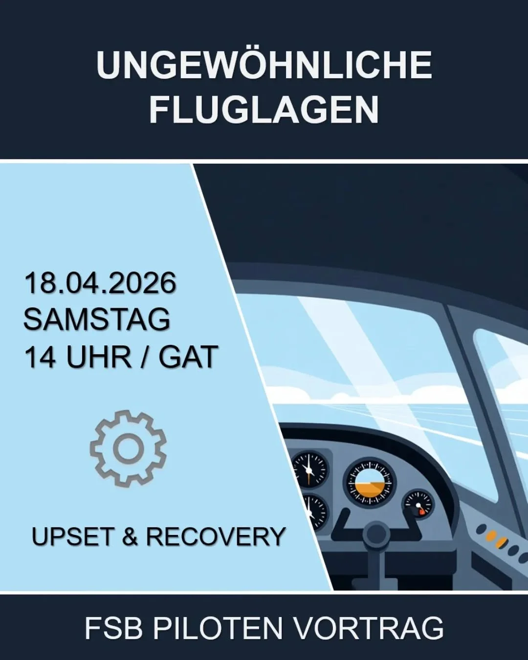 Morgen um 14 Uhr geht es los bei uns im GAT. 
Wie immer kostenfrei und alle Sch&uuml;ler und Piloten willkommen 🙌🏼🛩️💯