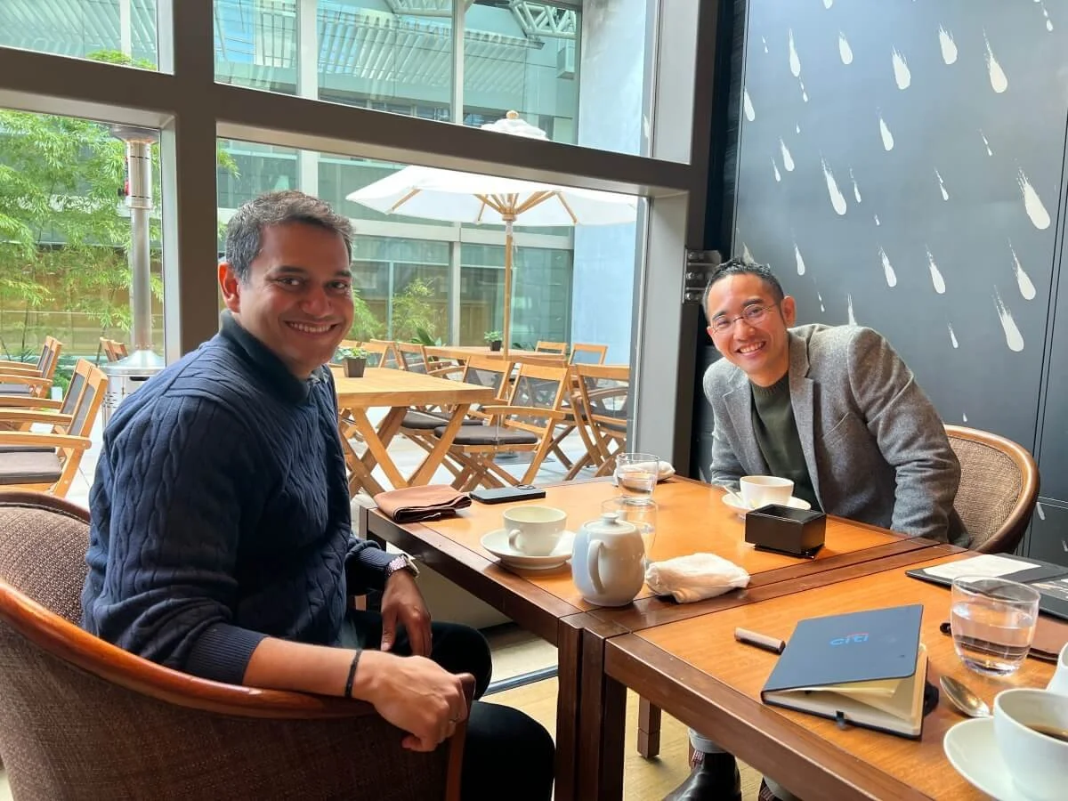  A B2C country manager Master Class with the youthful but highly experienced Nik Gupte of Barilla and Kohei Noda the new country manger for AB Inbev. 