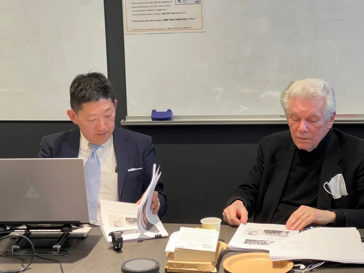  Author Bob Whiting and Mitch Murata, who came in to support Bob at the last minute - thanks Mitch! 