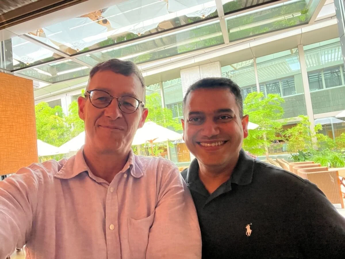  Very sorry to see Nik Gupte of Barilla leave after 7 years membership of Delphi, to bigger and better things in Canada! He looks very happy to be going!! 