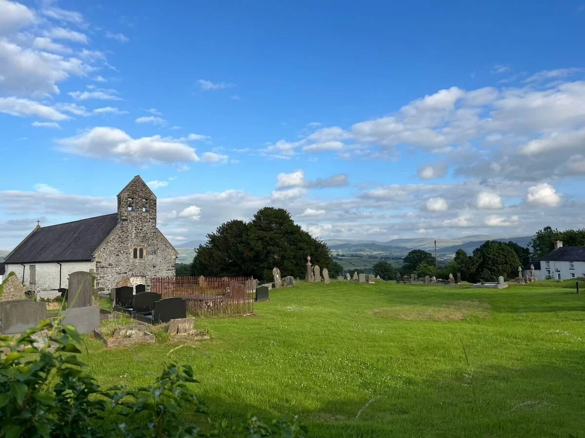  Our local church. Definitely more dead attendees than live ones! A tragedy, of sorts? 