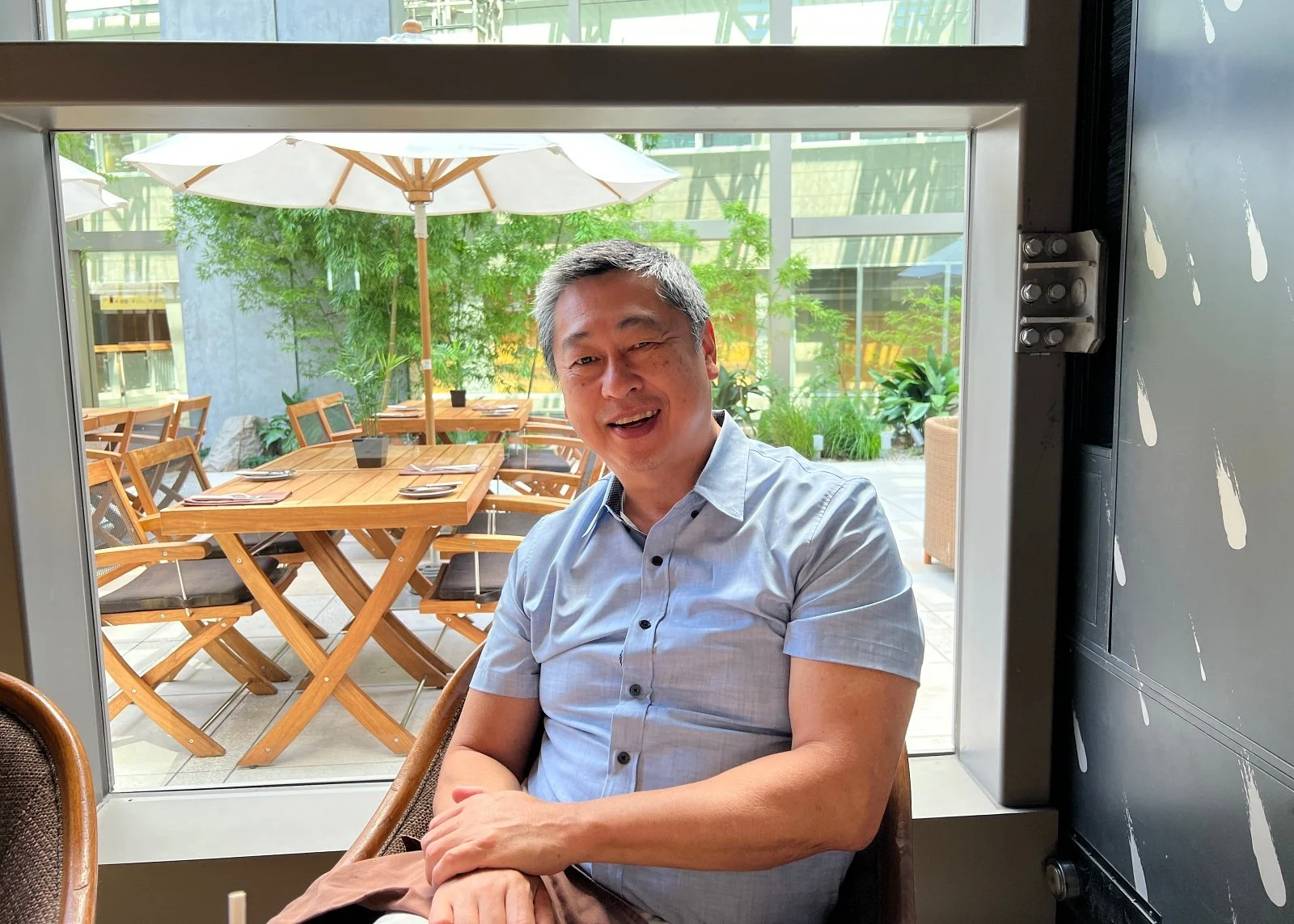  Lunch at the wonderful Oak Door, Grand Hyatt, with  Tomo Hasegawa , the President of  Medline ! 