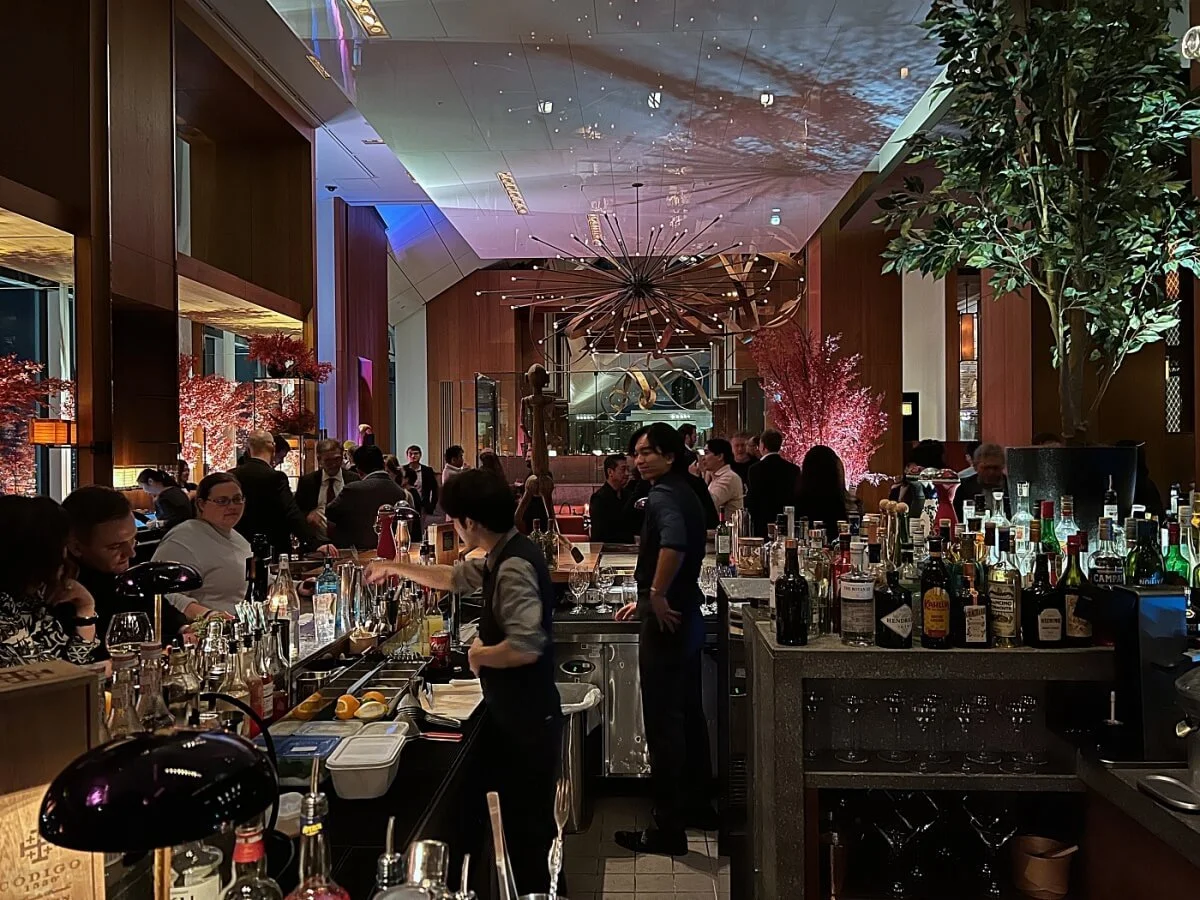  At the mid-autumn monthly drinks we had more people than ever before. 