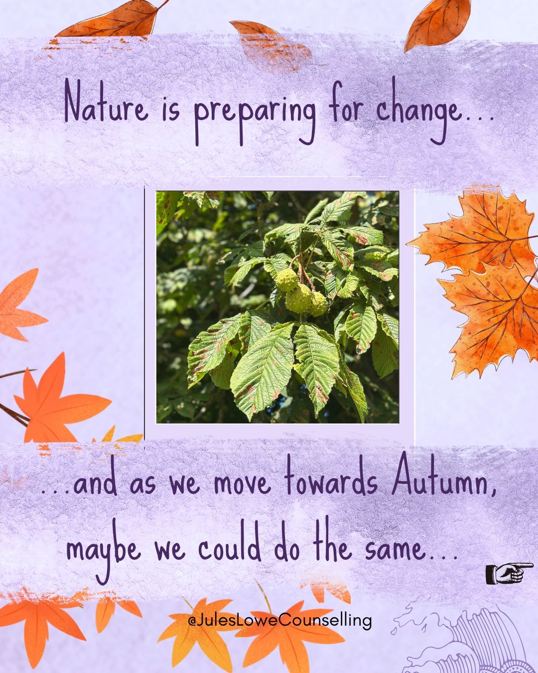 Change can feel hard, so let&rsquo;s have some compassion for ourselves, let&rsquo;s remind ourselves that change can be slow and thoughtful, and that we can do hard things 🍂