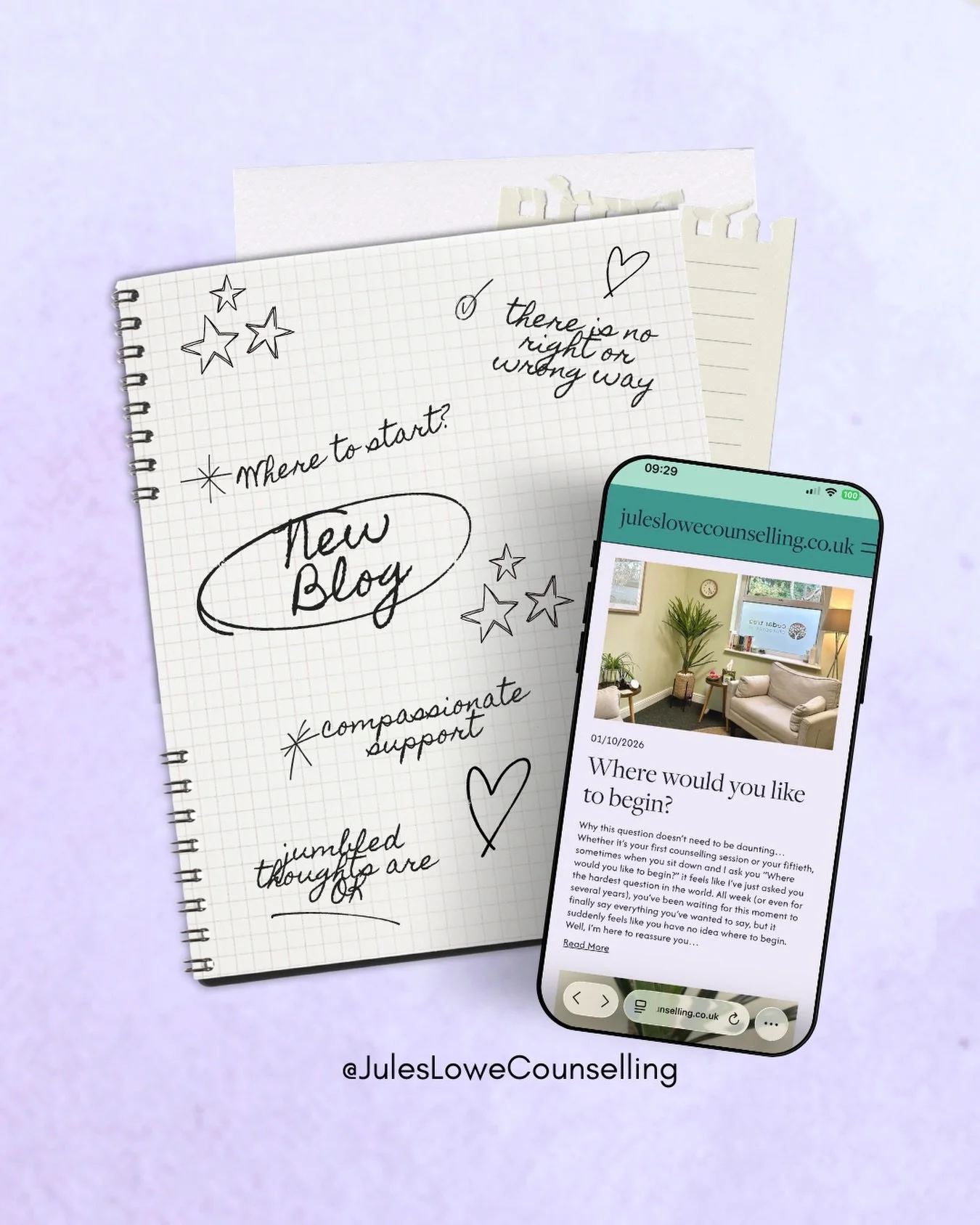 You&rsquo;ve booked your first counselling session but then the panic starts to hit&hellip;
🍃 What if my mind goes blank?
🍃 What if it all comes tumbling out at once and doesn&rsquo;t make any sense?
🍃 What if I do therapy &ldquo;wrong&rdquo;?

Fi