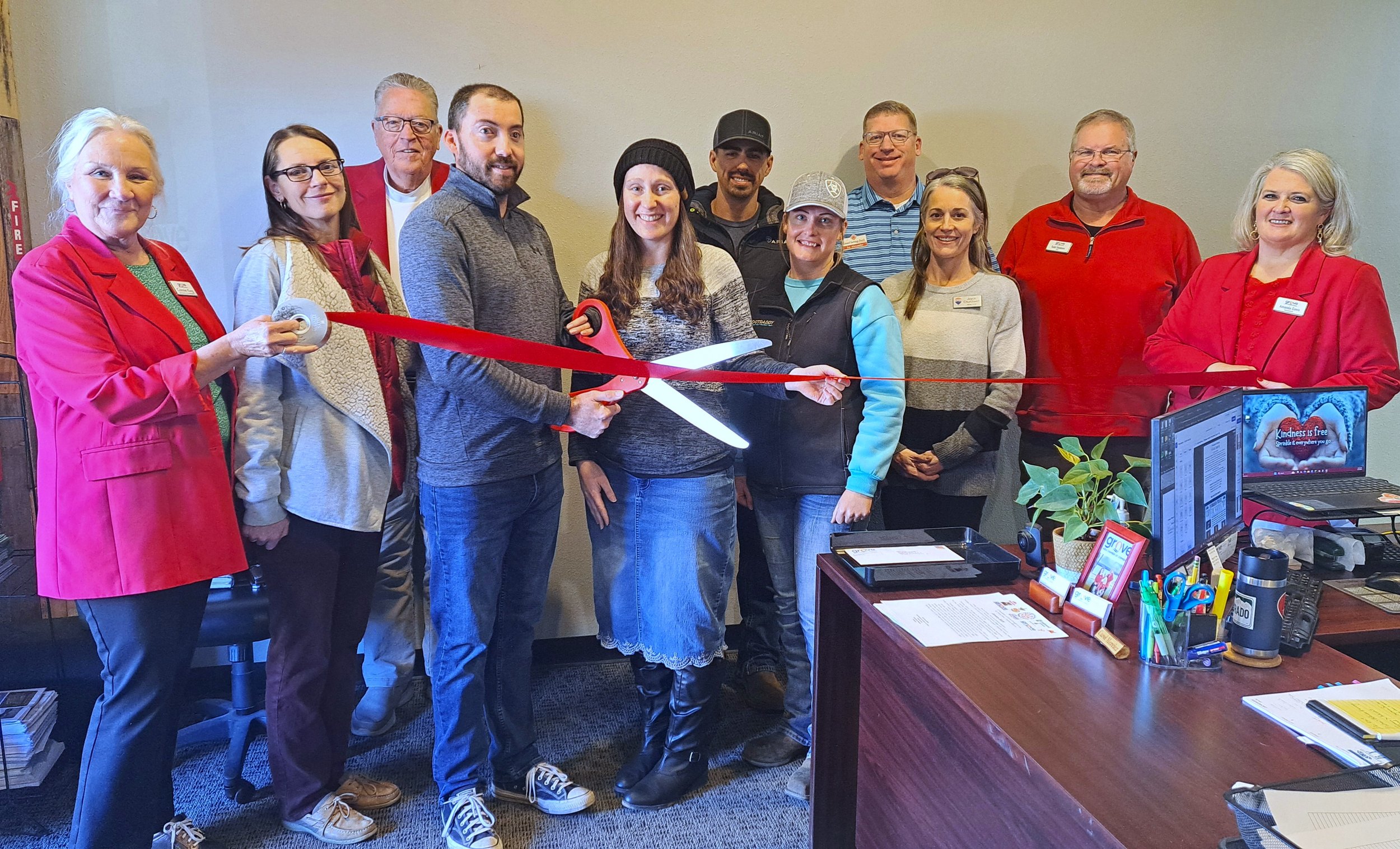 Ribbon Cutting No Limit Overhead Door LLC