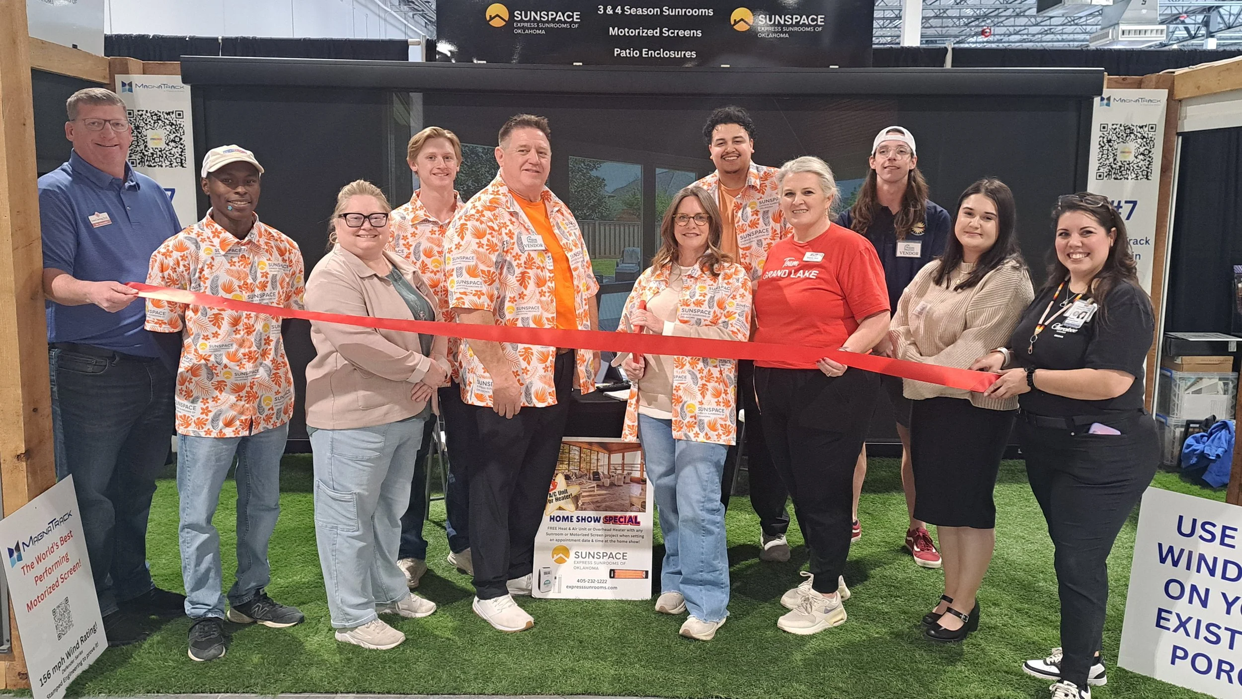 Ribbon Cutting Express Sunrooms of Oklahoma
