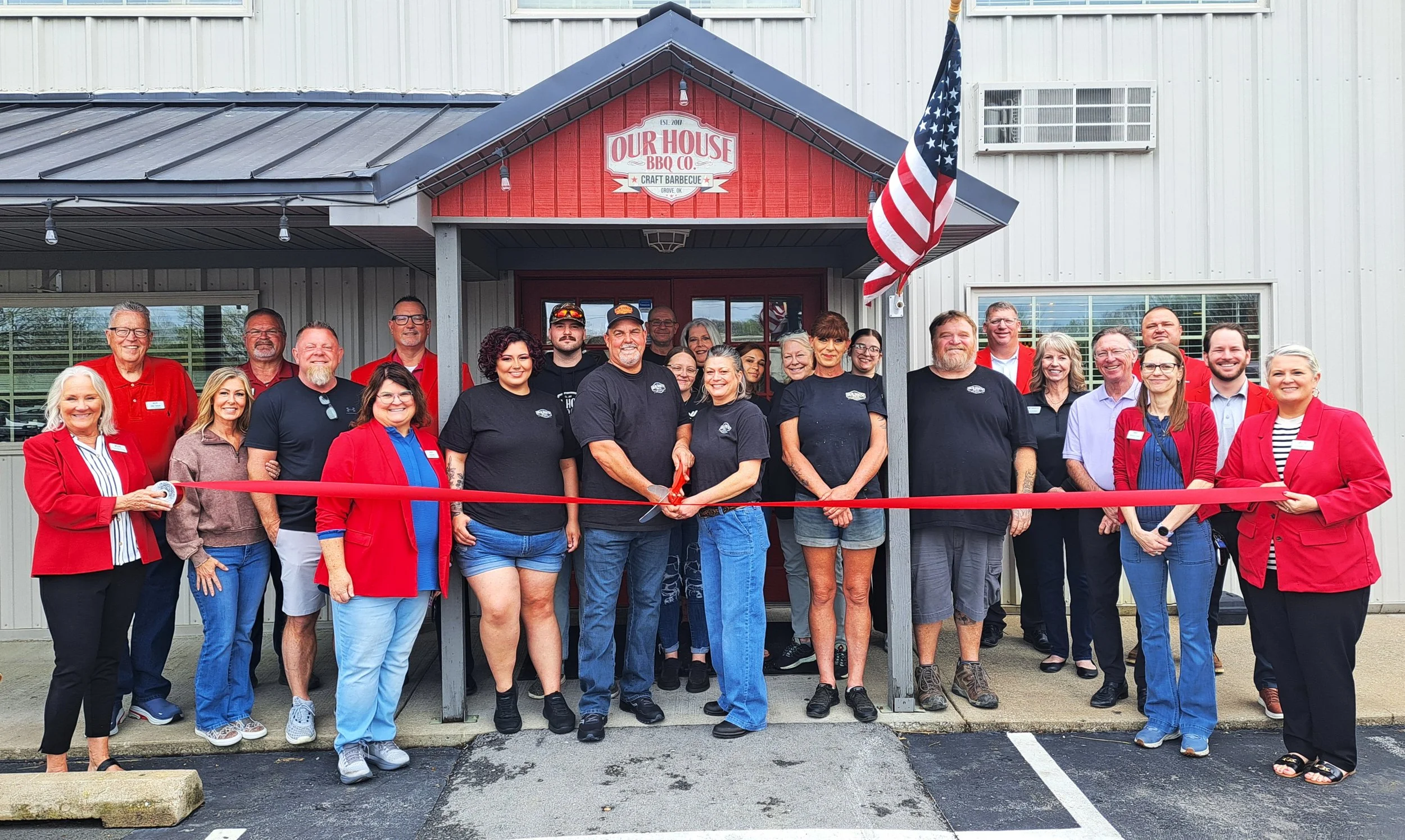 Ribbon Cutting Our House BBQ Co.